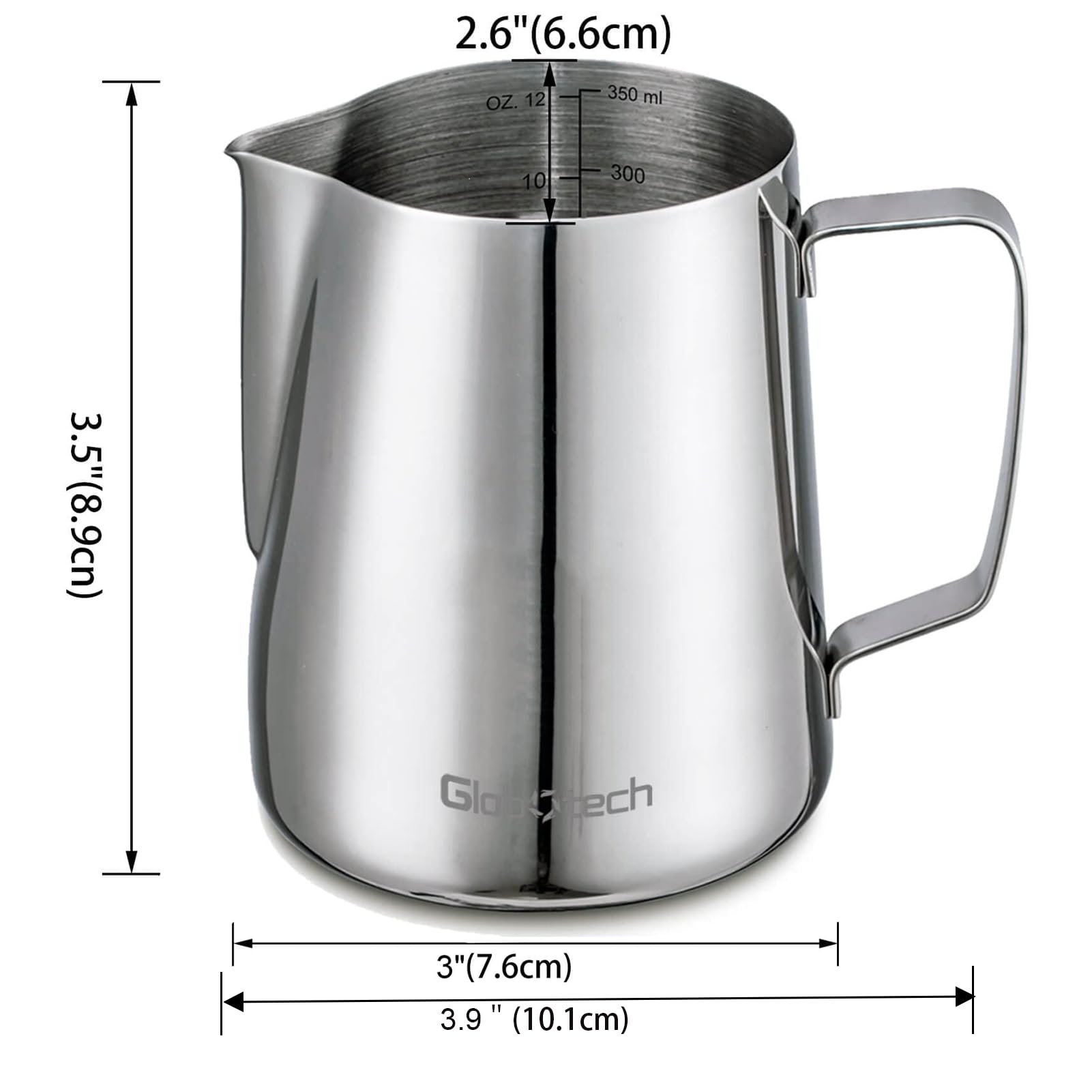 Milk Frothing Pitcher Latte Cup - Stainless Steel Pitcher Latte Art Espresso Machine Accessories Steaming Pitcher Cappuccino Cof