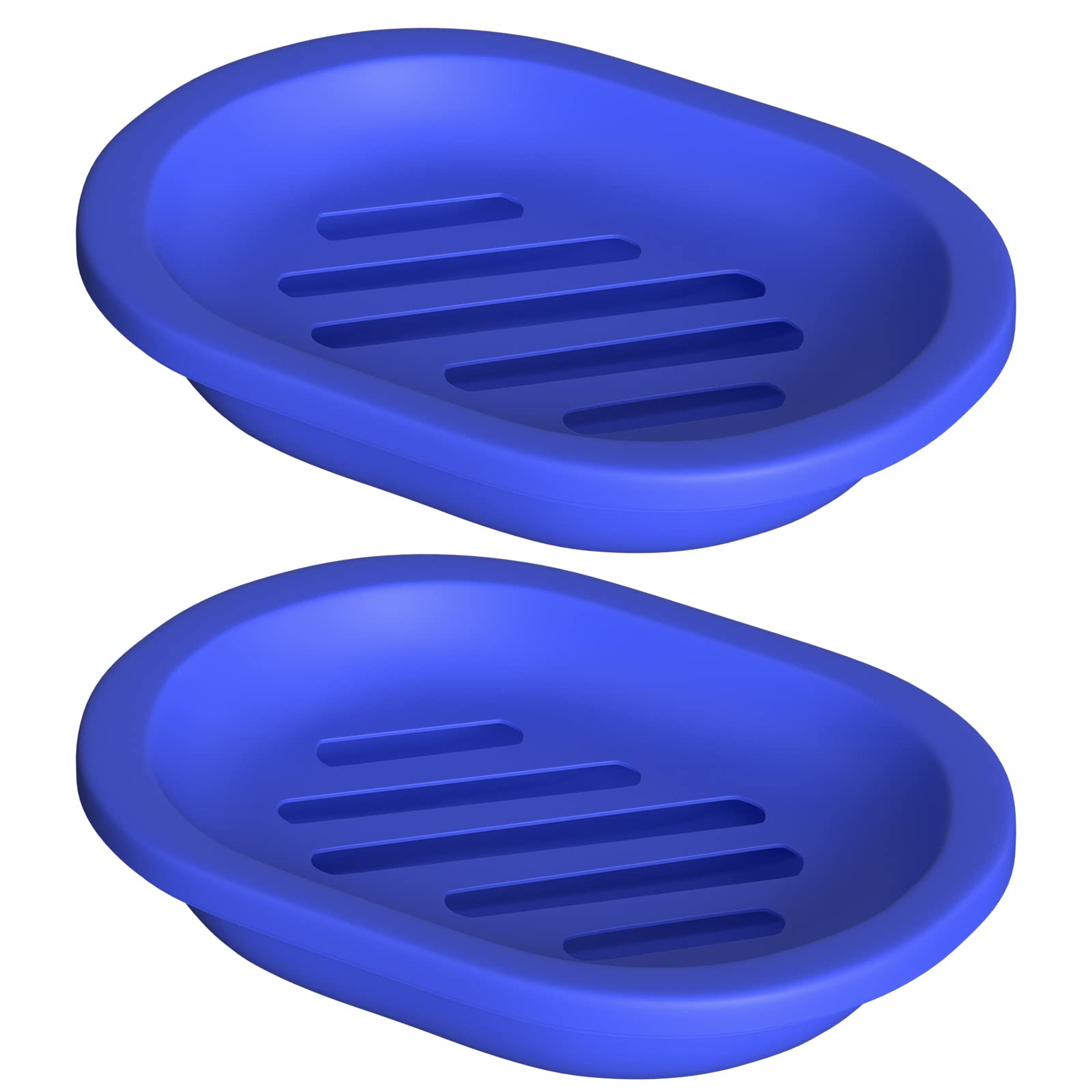 Topsky 2 Pcs Soap Dish Soap Holder For Shower, Soap Dishes Soap Savers For Bar Soap, Soap Bar Holder Shower With Drip Tray, Plas