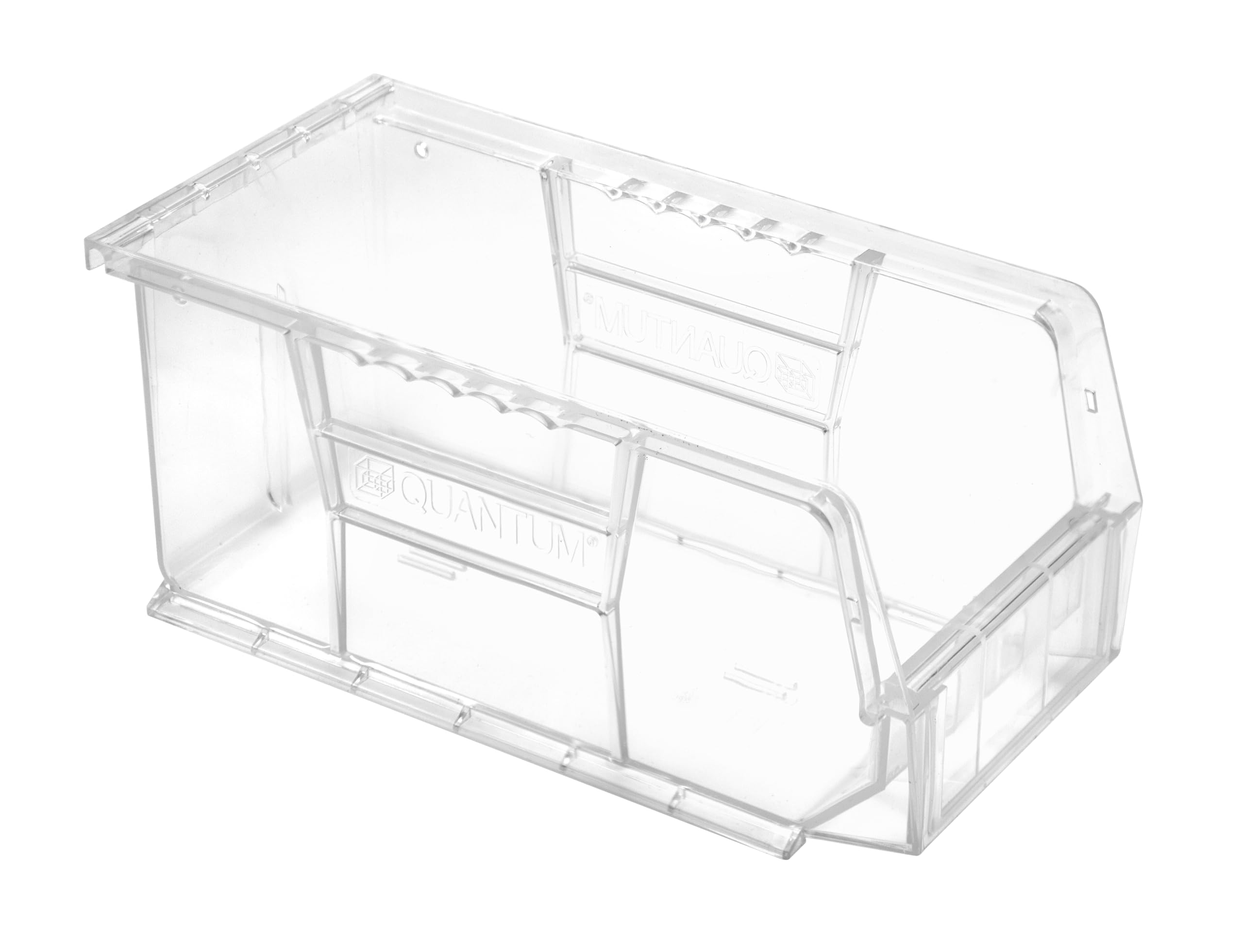 Hudson Exchange 11'' X 5-1/2'' X 5'' Plastic Stackable Storage Bin And Hanging Container (Crystal Clear))