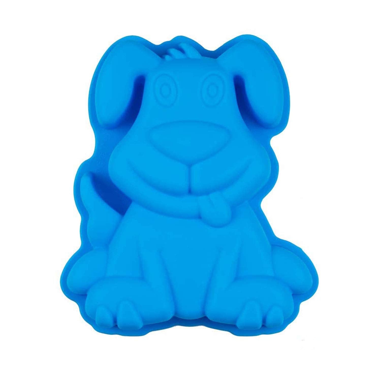 Fewo Small Puppy Dog Cake Pan, Non-Stick Pup Dog Silicone Baking Mold Tray For Muffin Loaf Bread Toast Mousse Scone Baking Suppl