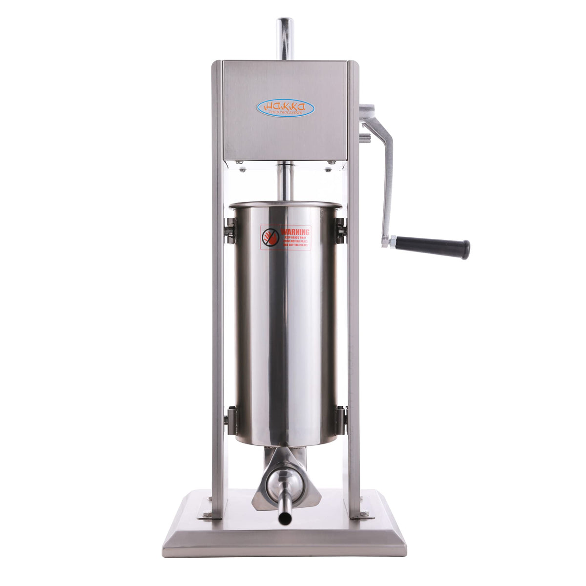 Check Stuffer Size Hakka 11 Lb/5 L Sausage Stuffer 2 Speed Stainless Steel Vertical Sausa ...