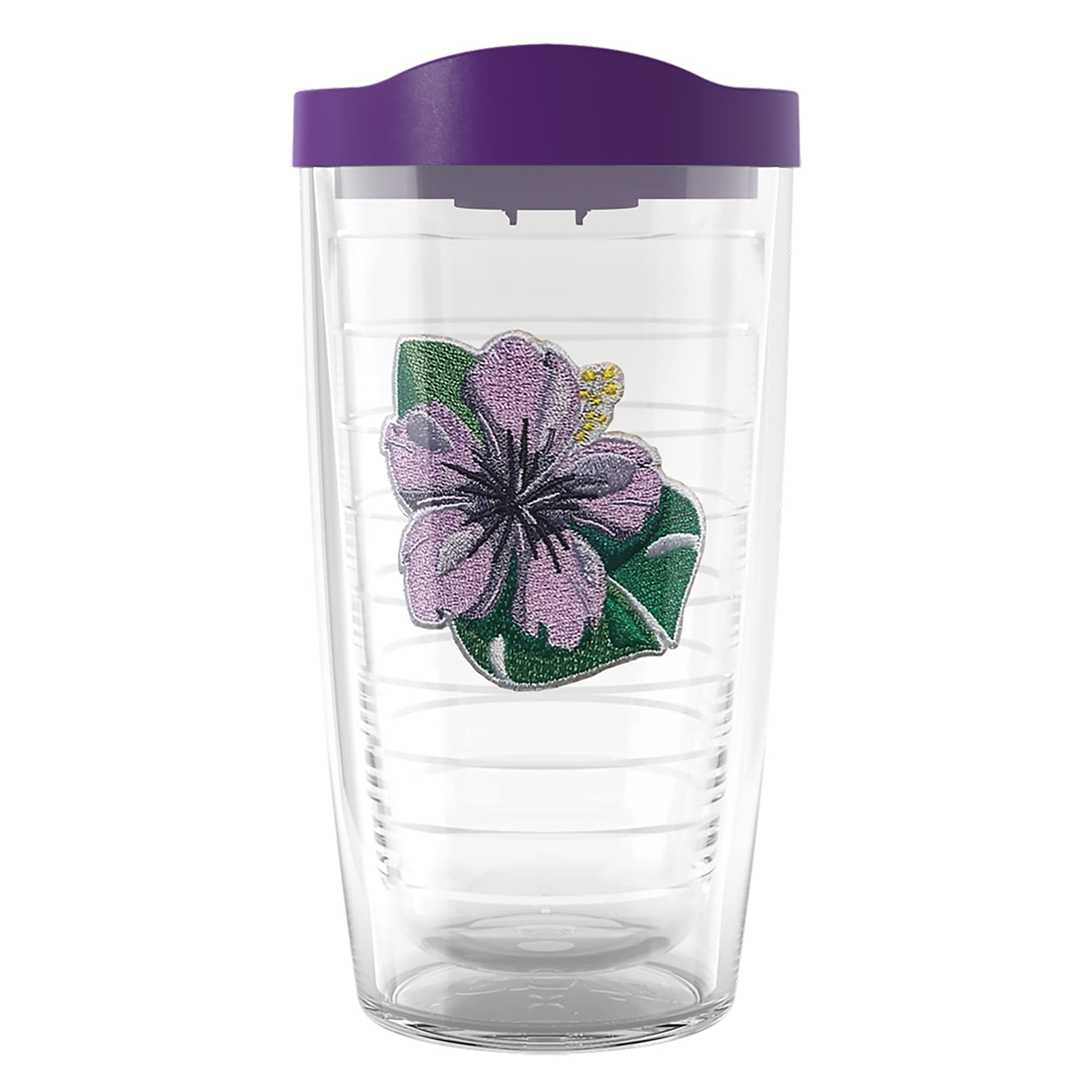 Tervis Tropical Hibiscus Collection Made In Usa Double Walled Insulated Tumbler Travel Cup Keeps Drinks Cold & Hot, 16Oz, Tropic