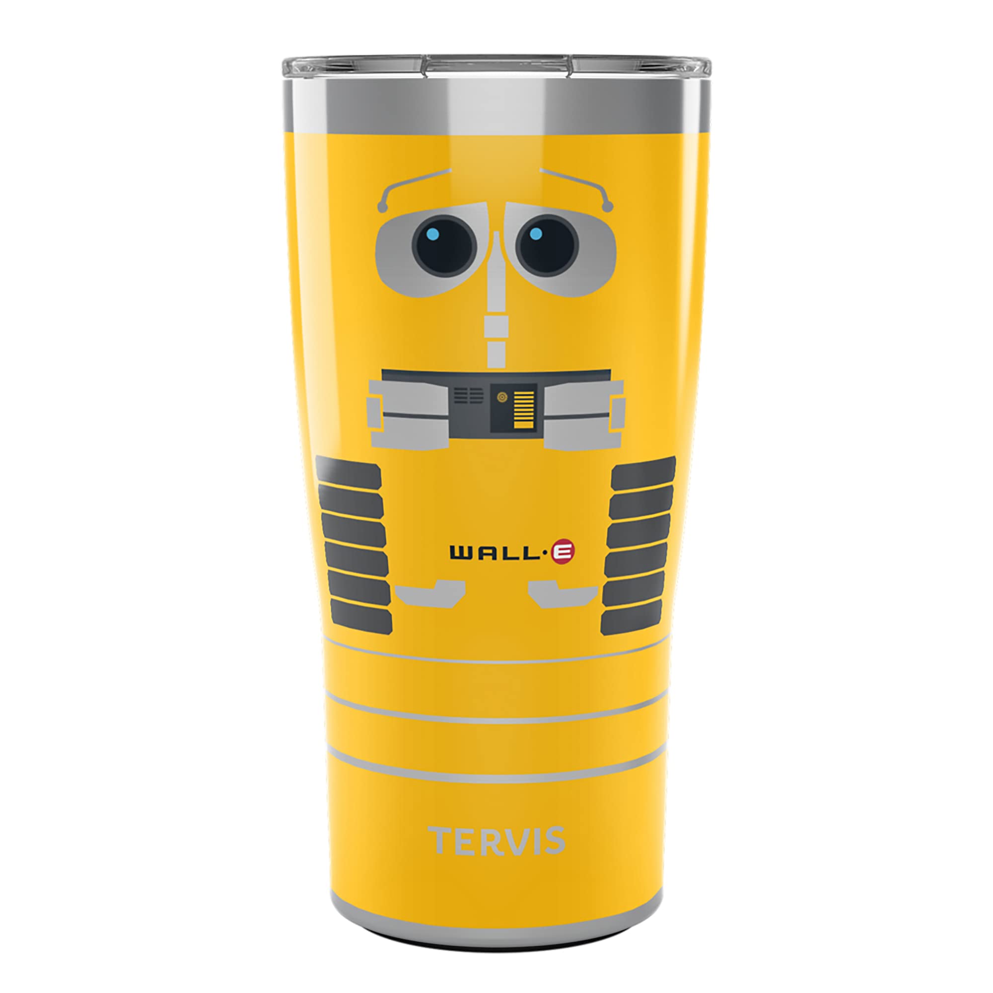 Tervis Traveler Disney WALL-E Yellow Triple Walled Insulated Tumbler Travel Cup Keeps Drinks Cold & Hot, 20oz, Stainless Steel