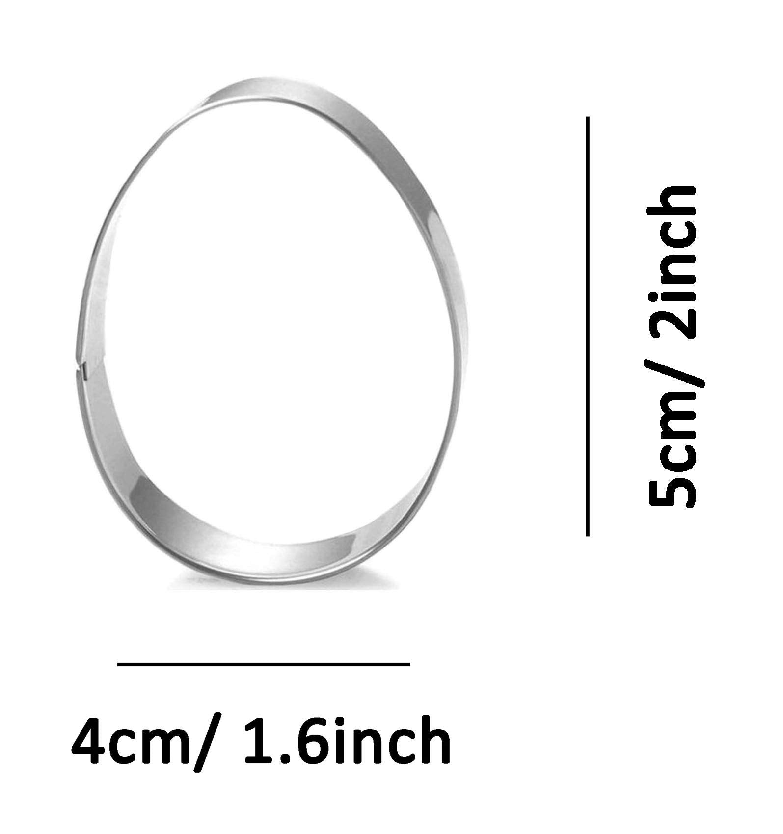 Zdywy Easter Egg Shaped Cookie Cutter