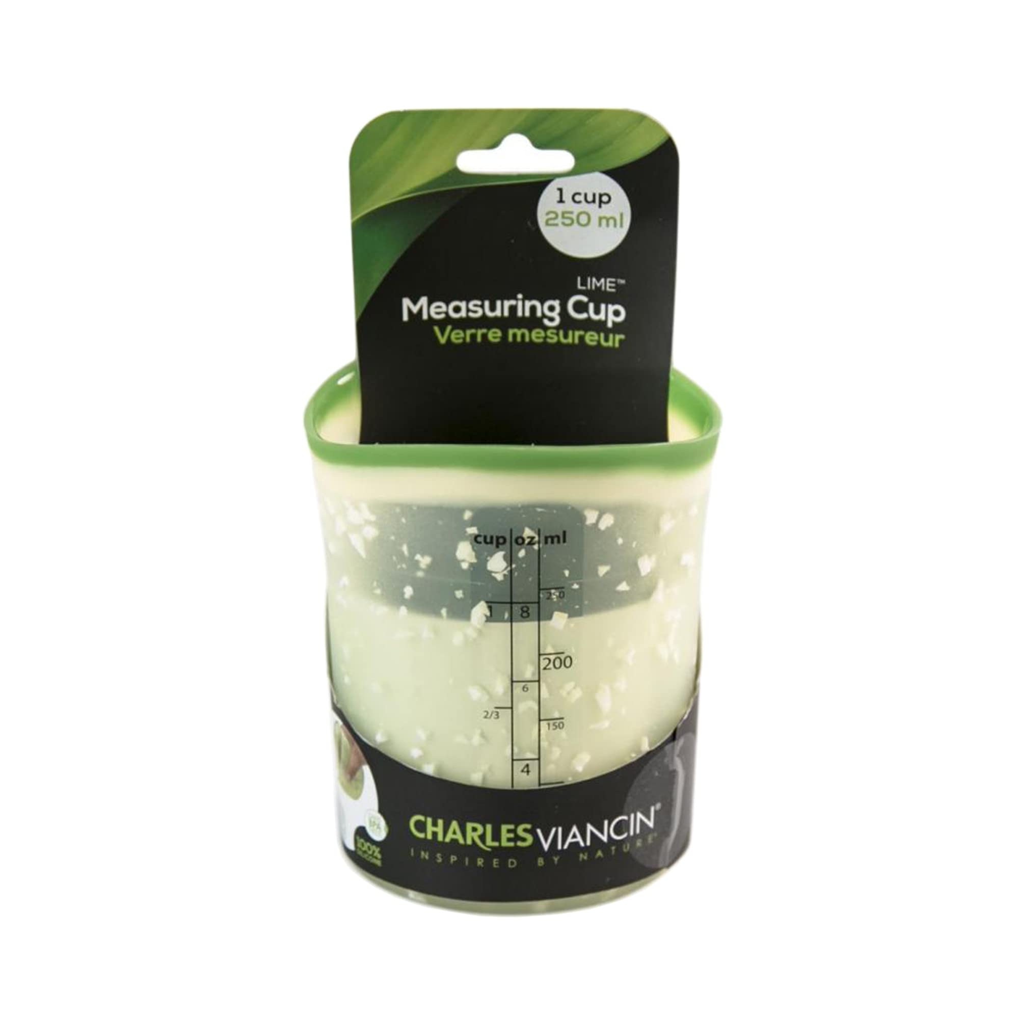 Charles Viancin - Lemon Flexible Silicone Measuring Cup - Bpa-Free, Plastic Free, Food-Grade Silicone - Microwave And Dishwasher