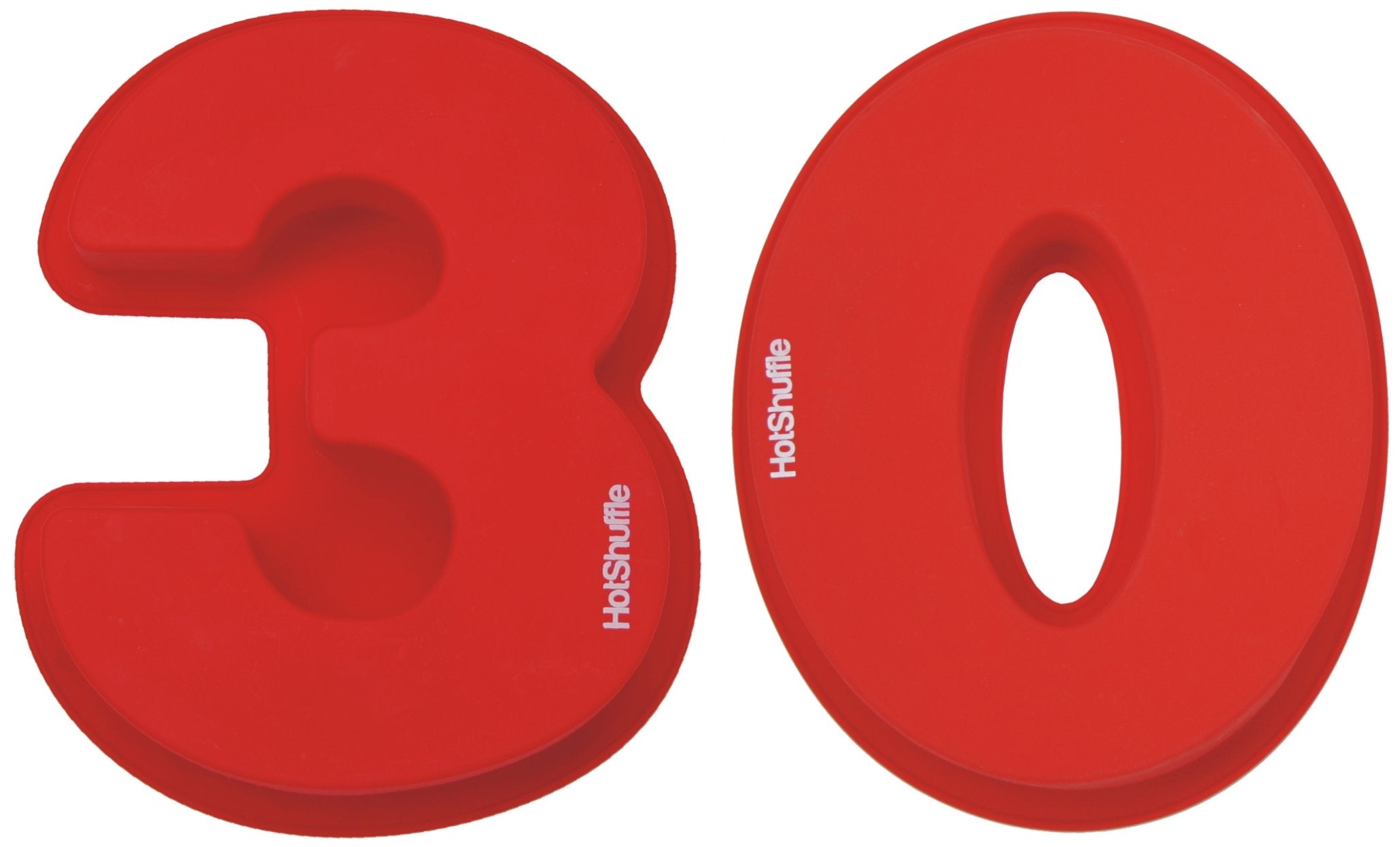 Large Silicone Number 30 Cake Pan Tin Mould 30th Pearl Wedding Anniversary Birthday 3 0