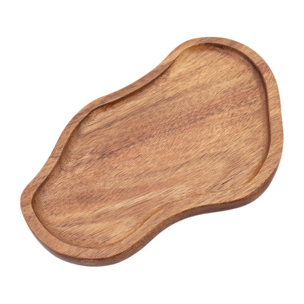 Zoomella Acacia Wood Serving Tray Food Dish Dessert Snack Tray Home Decor Sushi Plate Style A|Home & Garden|Kitchen, Dining & Ba