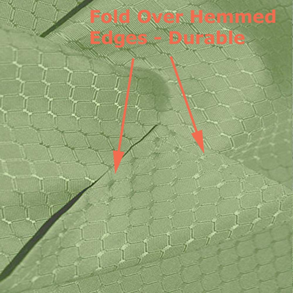 Tektrum 60 X 84 Inch Rectangular Elegant Waffle Weave Check Jacquard Tablecloth Table Cover - Waterproof/Stain Resistant/Spill P