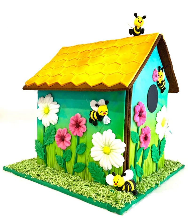 Cestony 4 Small Bees Silicone Molds For Diy Cake Fondant Biscuit Cookies Soap Sugar Pudding Chocolate Hard Candies Dessert Candl