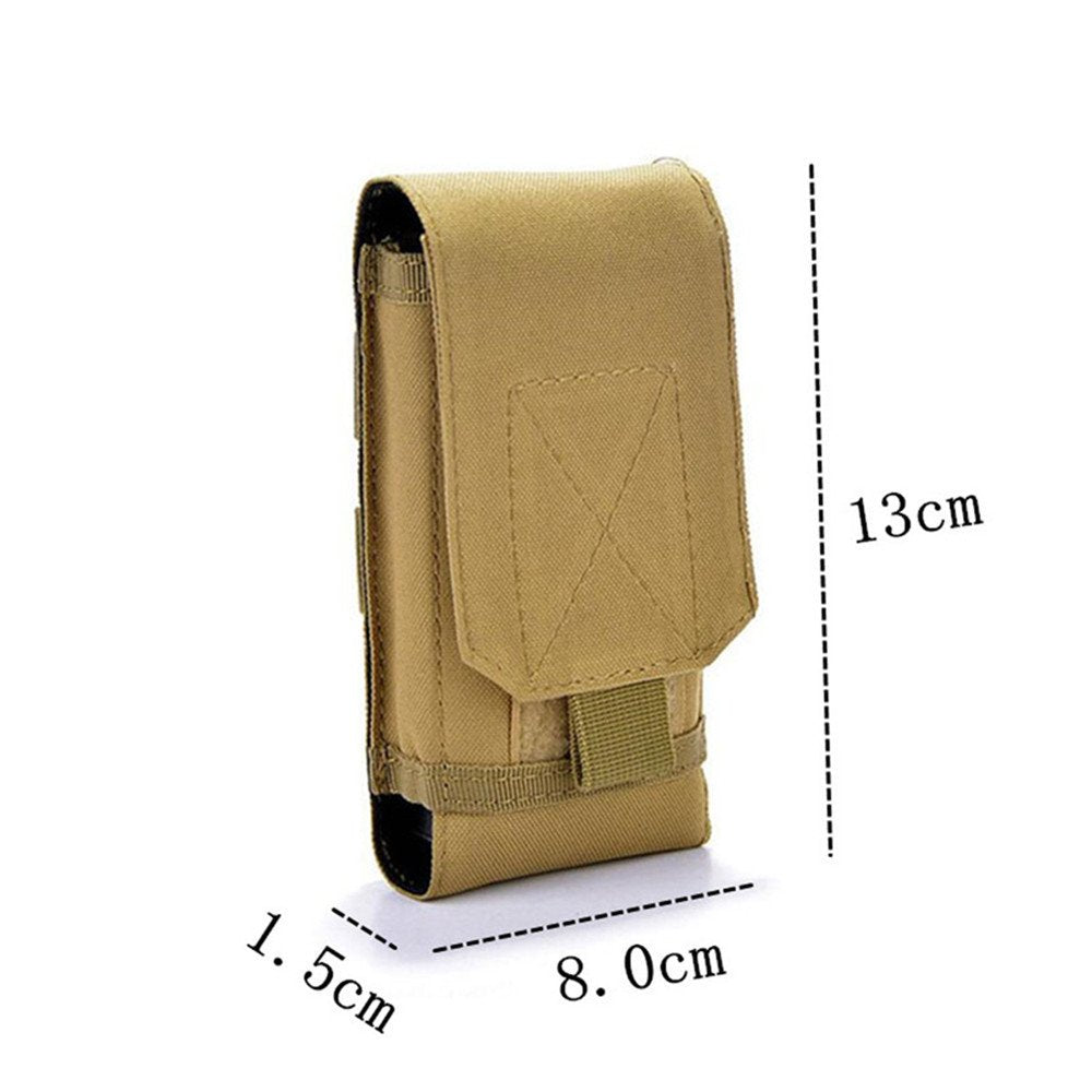 Tactical Molle Smartphone Holster, Universal Army Mobile Phone Belt Pouch Edc Security Pack Carry Accessory Kit Blowout Pouch Be