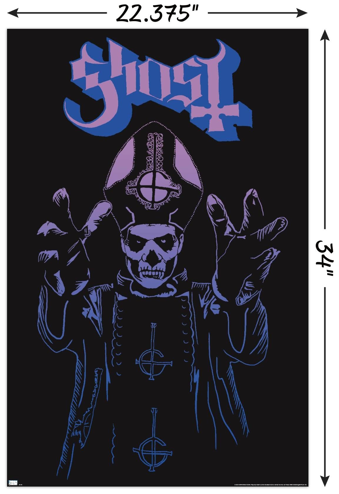 Trends International Ghost - Wrath Wall Poster