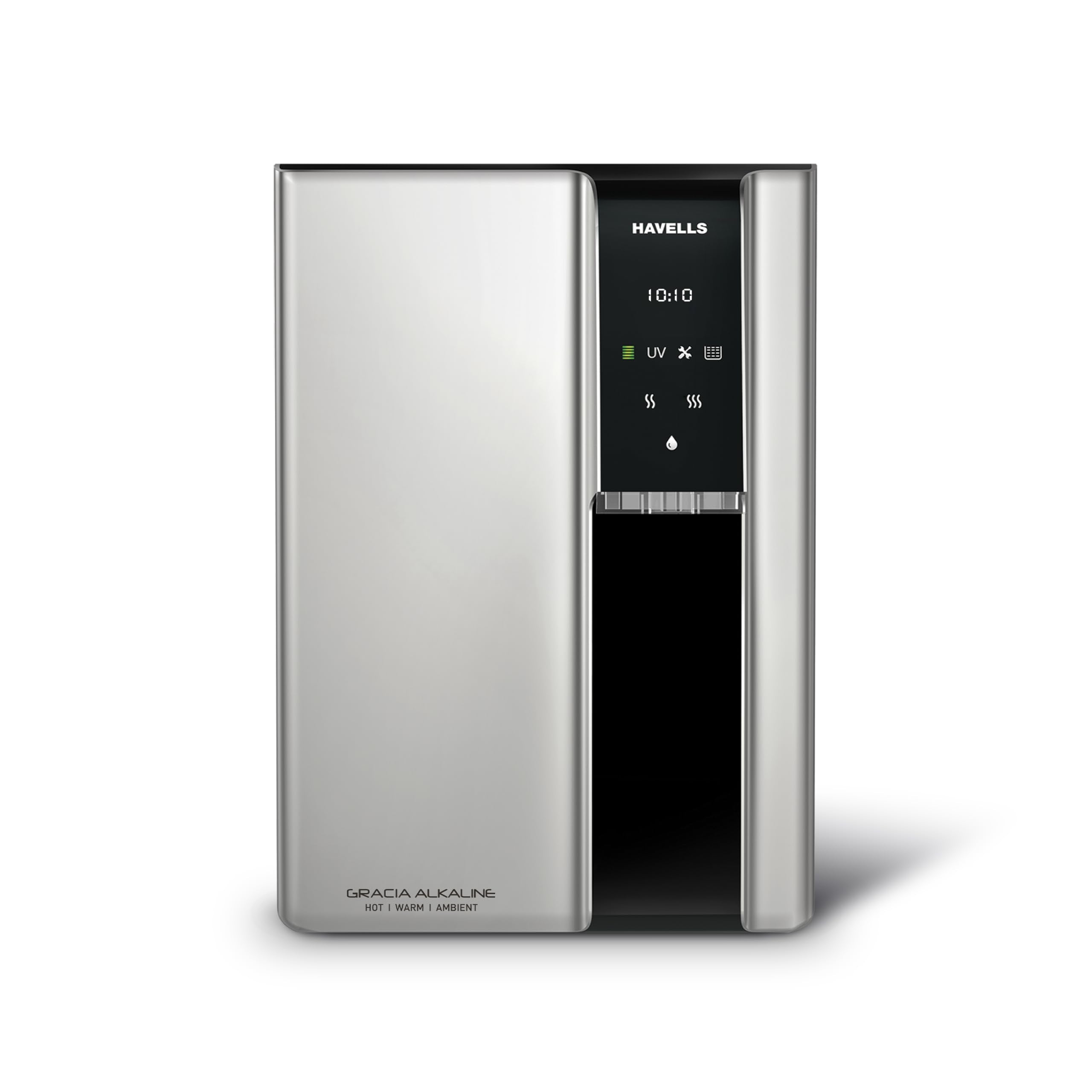 Havells Gracia Alkaline Water Purifier | Ro+Uv+Alkaline | Free Unlimited Service Visits For 1 Yr | Hot, Warm & Ambient Water | 1