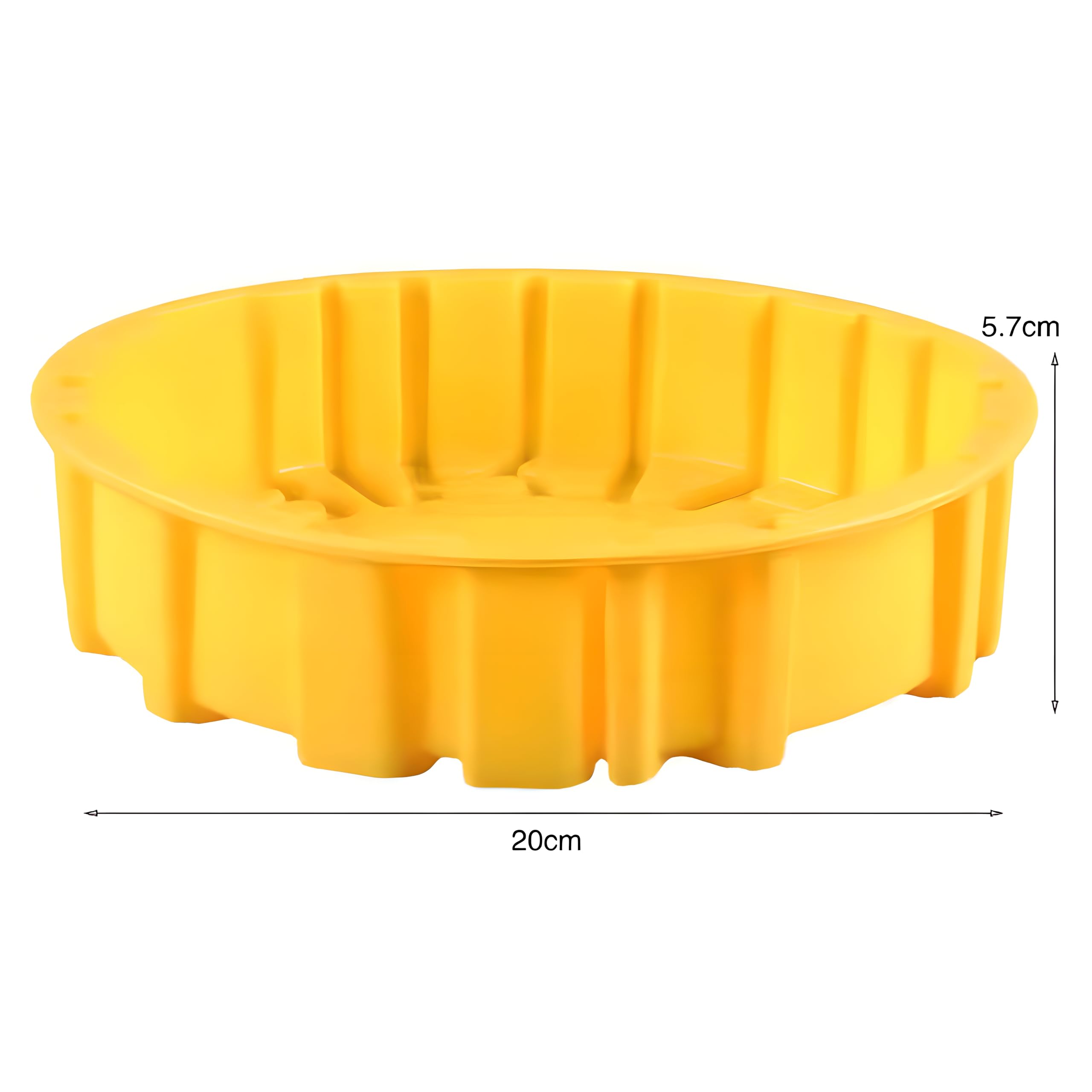 Zavaca 8 Inch Happy Birthday Cake Mold Pan Birthday Party Birthday Cake Baking Silicone Mold