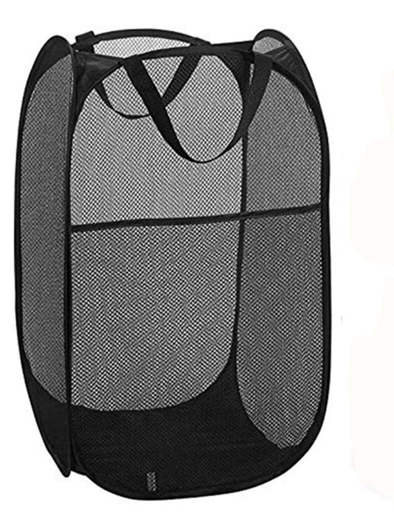 Durreus Foldable Large Pop Up Laundry Hamper With Pocket For Dirty Clothes,Sporting Goods,Baby Toys,Dorm Laundry Basket Rectangl