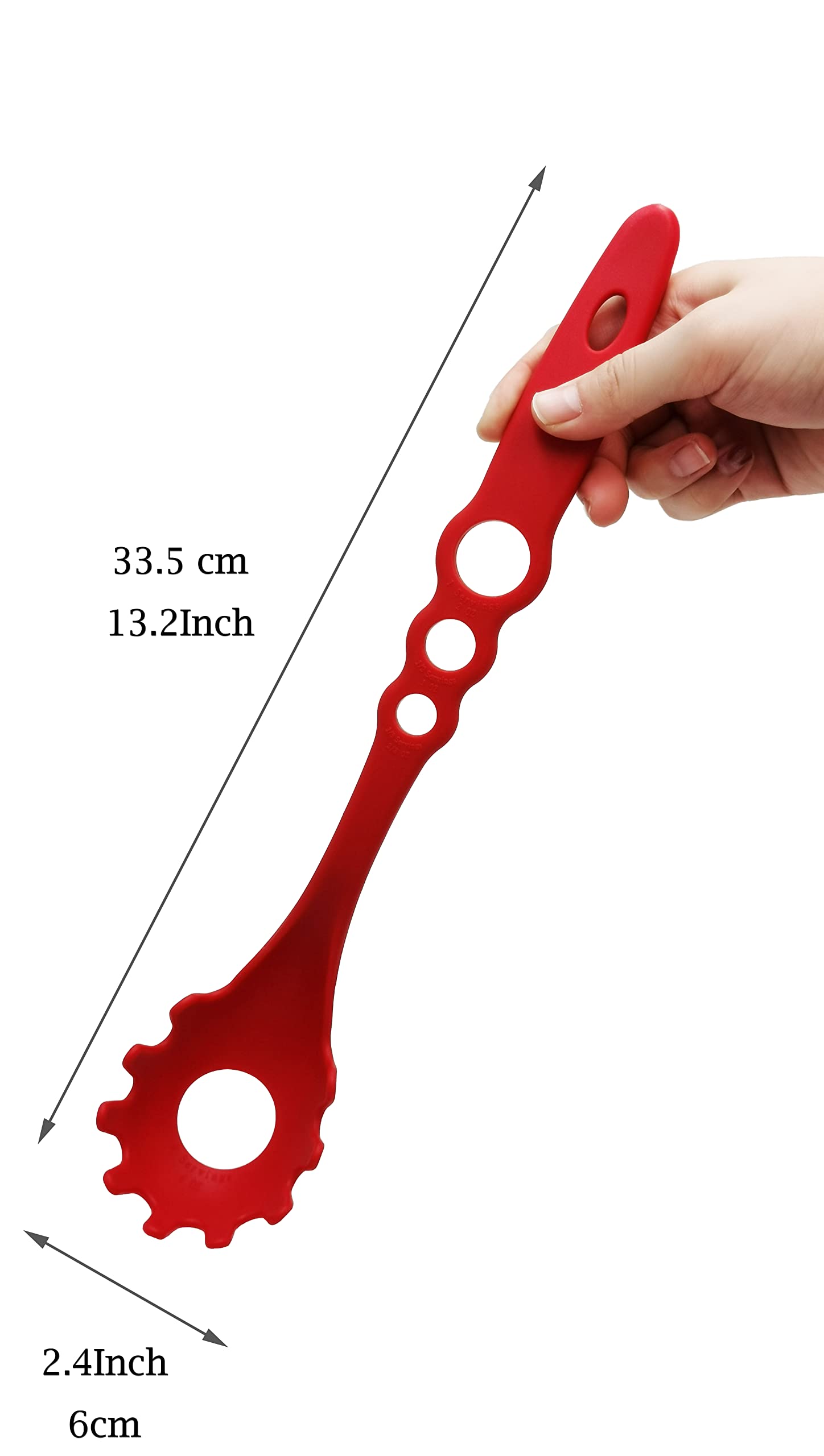 4 -In -1 Large Measure Portion Control/Nylon Spaghetti Spoon/Spoon Strainer/Spaghetti Measurer Tool Quick Pasta Measuring Tool W