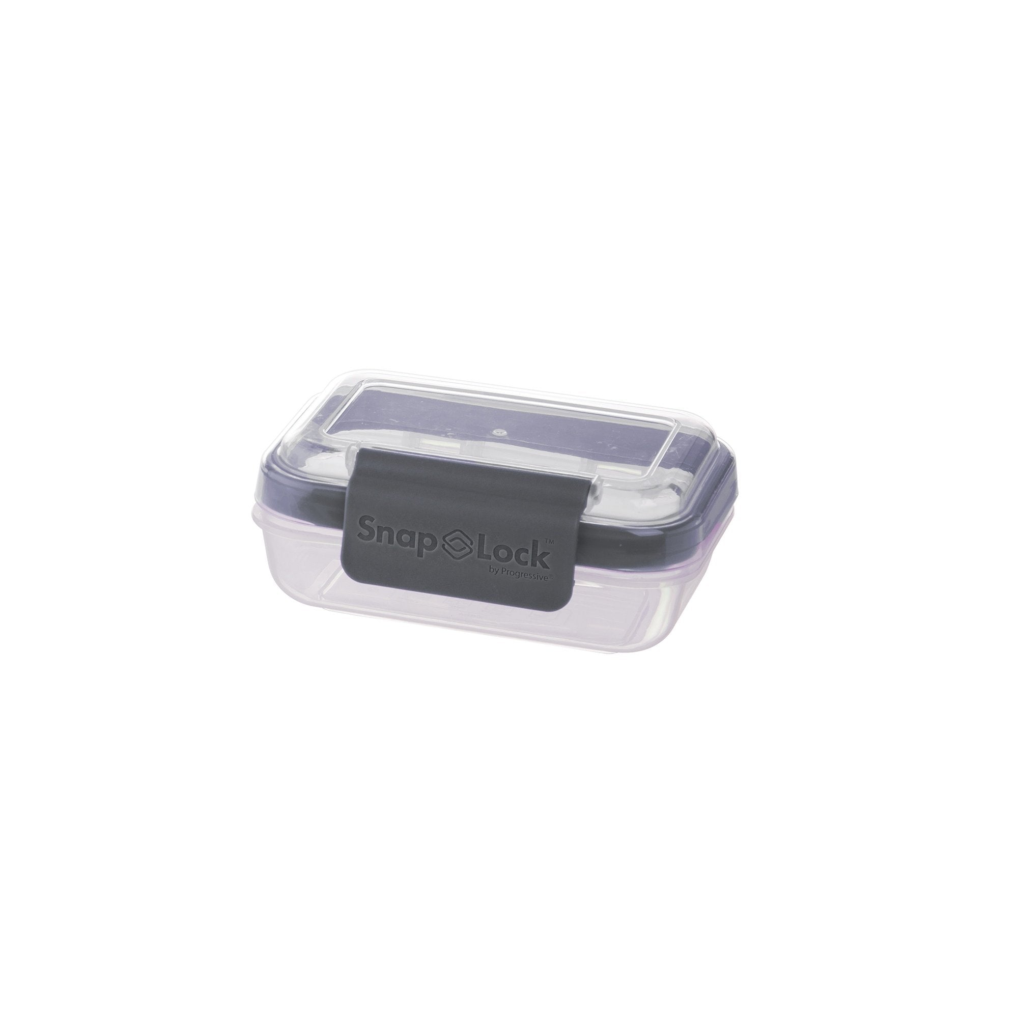 Snaplock By Progressive 1-Cup Storage Container - Gray, Easy-To-Open, Leak-Proof Silicone Seal, Snap-Off Lid, Stackable, Bpa Fre