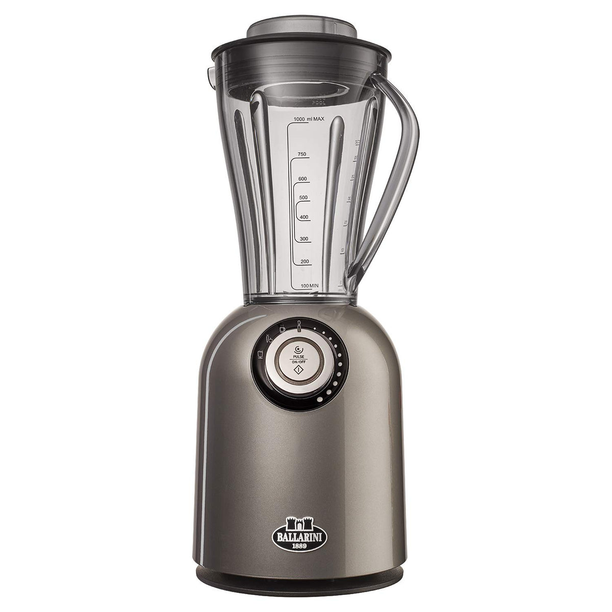 Ballarini Tesoro Countertop Blender - Metallic Grey, Made In Italy