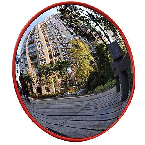 Ryme Fengshui Convex/Pakwa Mirror/Safety Mirror For Removal Of Outside Negative Energy 9 Inches