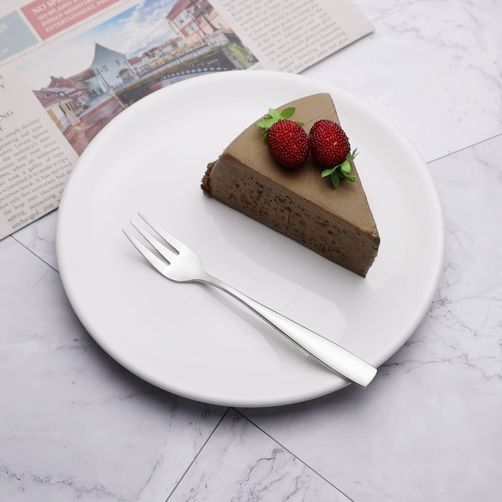 Kekow 12 Pieces Stainless Steel Tasting Appetizer Cake Forks, F