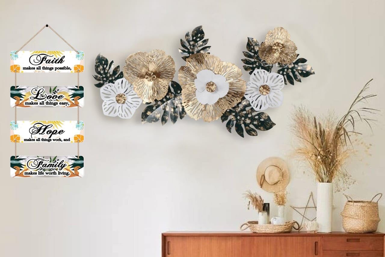 Spiroz Eiching Metal Wall Decor