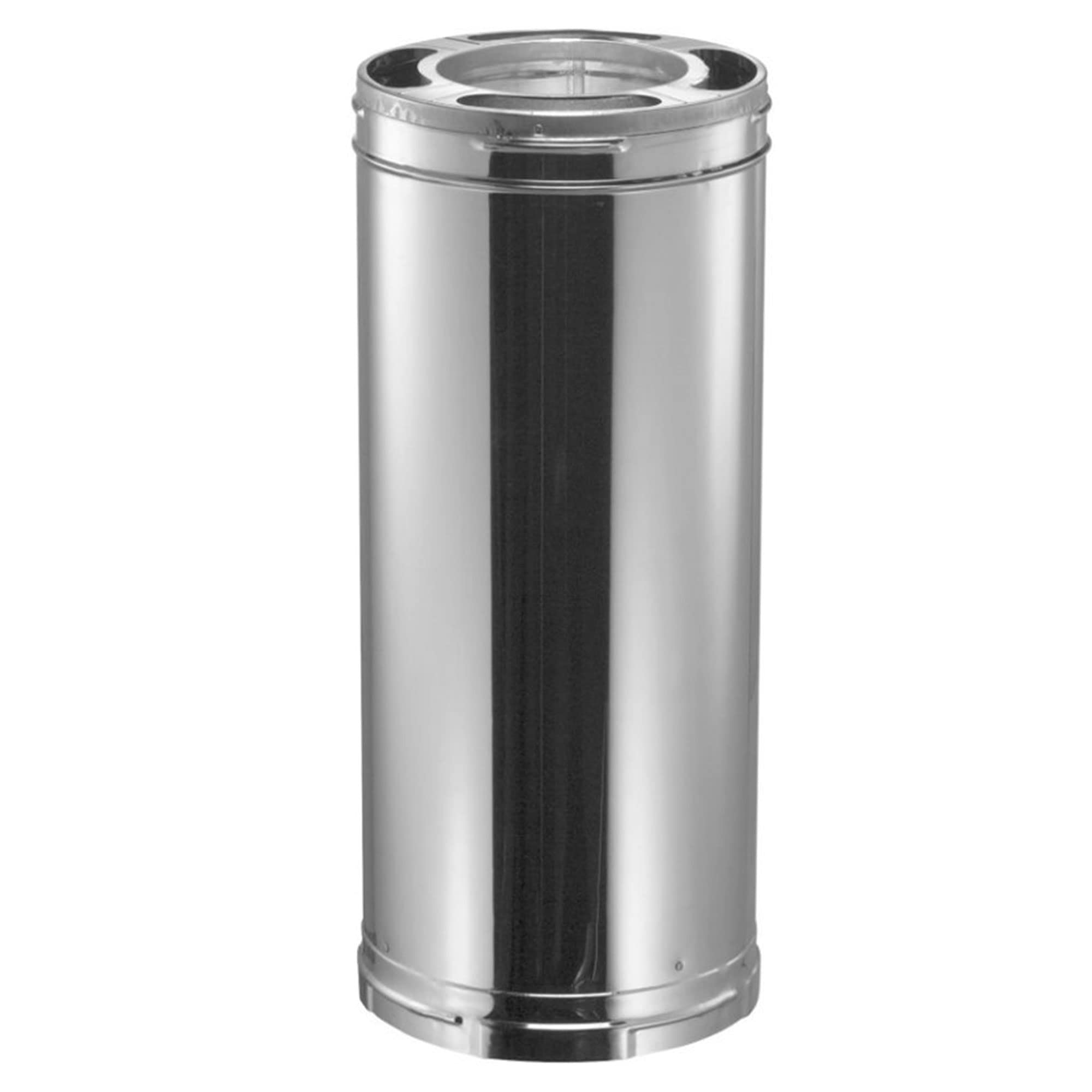 DuraVent DuraPlus Triple-Wall Galvanized Steel Wood Stove Chimney Connector Pipe, 6    x 36   