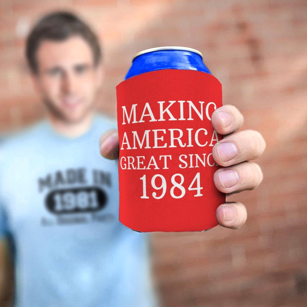 40Th Birthday Gift Ideas Making America Great Since 1984 40Th Birthday Decorations 40Th Birthday Gifts For Men 12 Pack Can Cooli