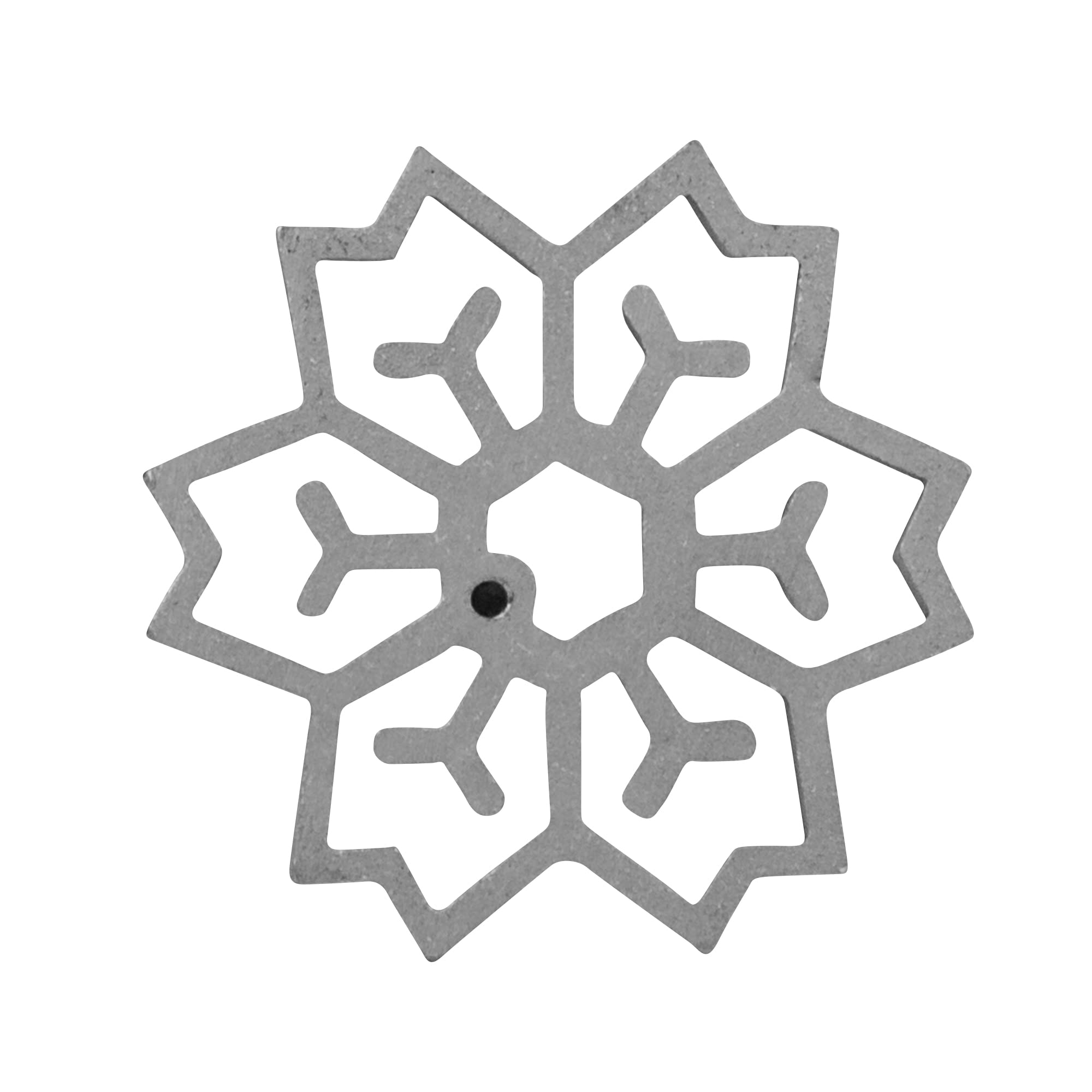 O'Creme Christmas Rosette Iron 2-in-1 Snowflake