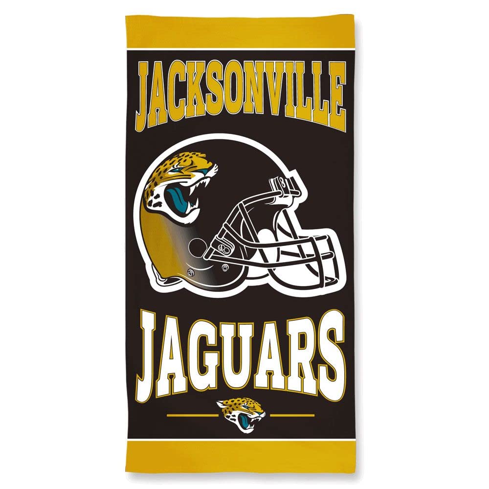 Wincraft Nfl Jacksonville Jaguars Towel30X60 Beach Towel, Team Colors, One Size