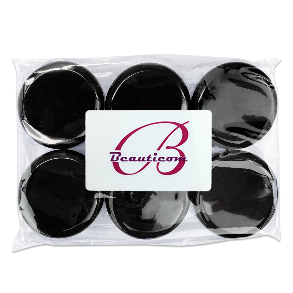 Beauticom (Quantity: 60 Pieces) 15G/15Ml (0.5Oz) Round Clear Jars With Black Lids For Powdered Eyeshadow, Mineralized Makeup, Co