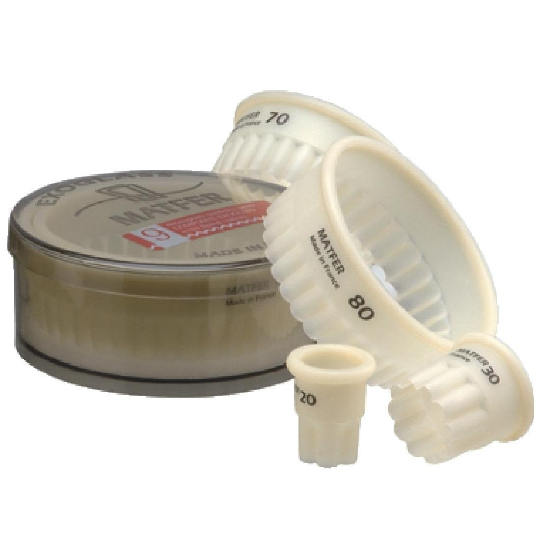 Matfer Bourgeat Exoglass Round Fluted Cutters