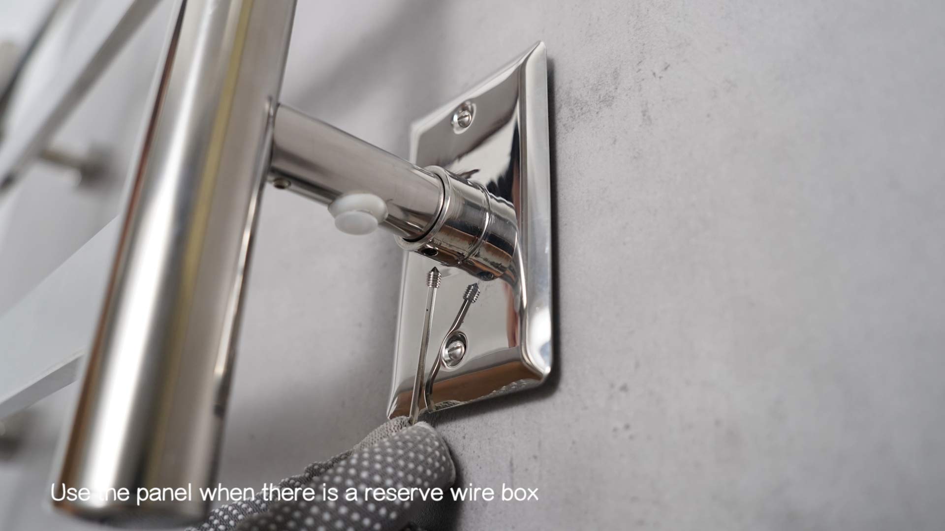 Heatgene 2401 Wall Plates Gloss White - Compatible With Heatgene Towel Warmers(Model: Hg-R64135, Hg-R64136, Hg-R64137 Series, An