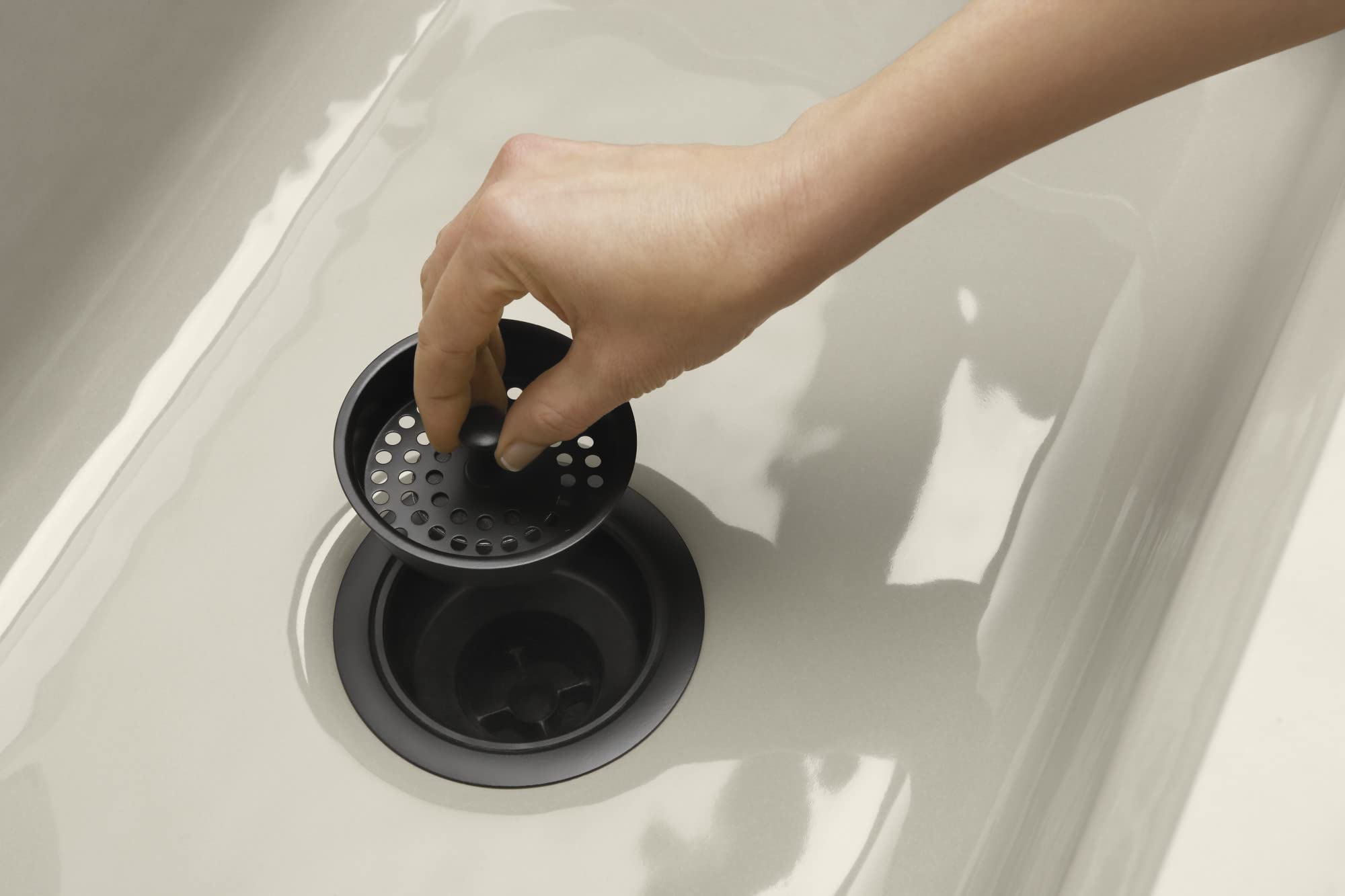 KOHLER Duostrainer Sink Drain & Strainer, 1.5" Metal, Oil-Rubbed Bronze, Model K-8799-2BZ