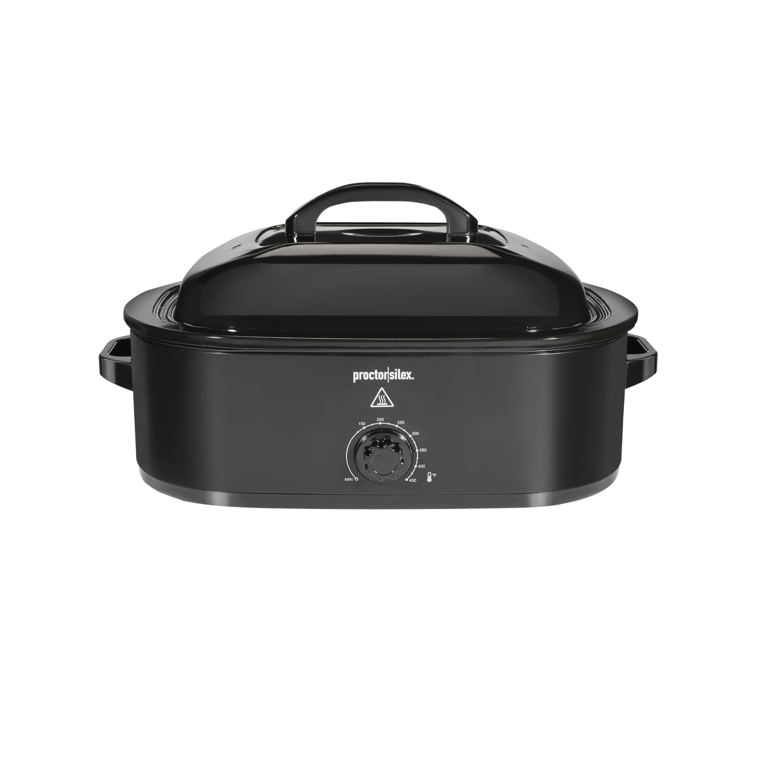 Proctor Silex 24-Pound Electric Roaster Oven with Variable Temperature Control, Self-Basting Lid & Removable Pan, 18 Quart, Blac