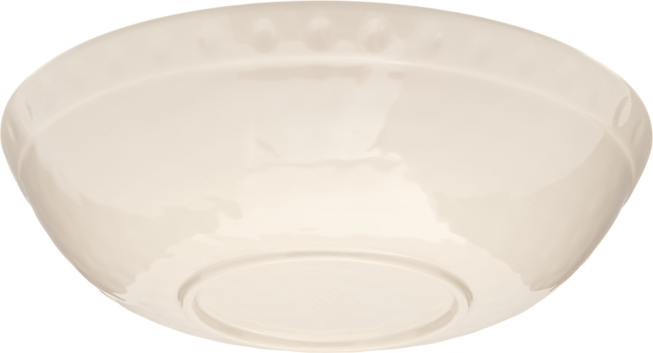 Carlisle Foodservice Products Mingle Reusable Plastic Bowl Cereal Bowl With Pottery Style For Home And Restaurant, Melamine, 32