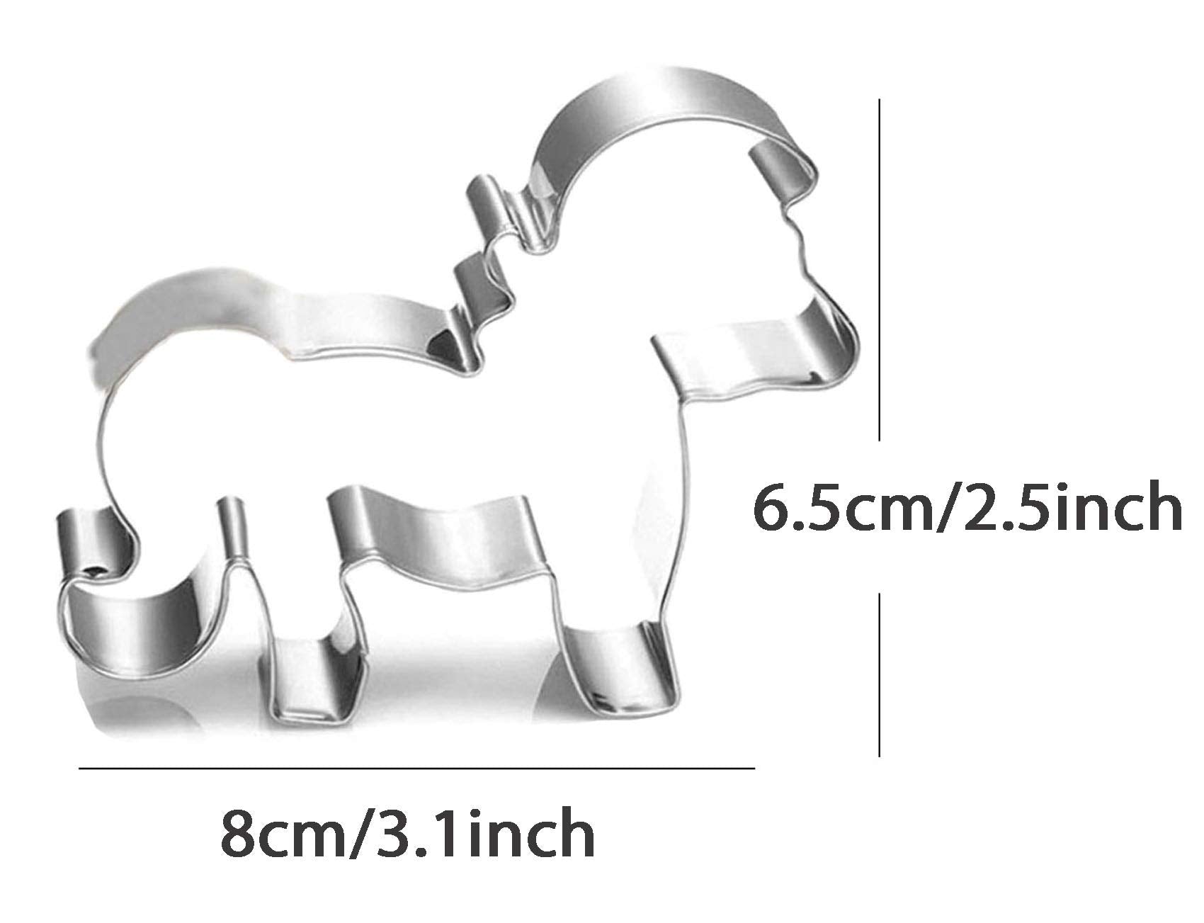 Zdywy Pony Horse Shaped Cookie Cutter