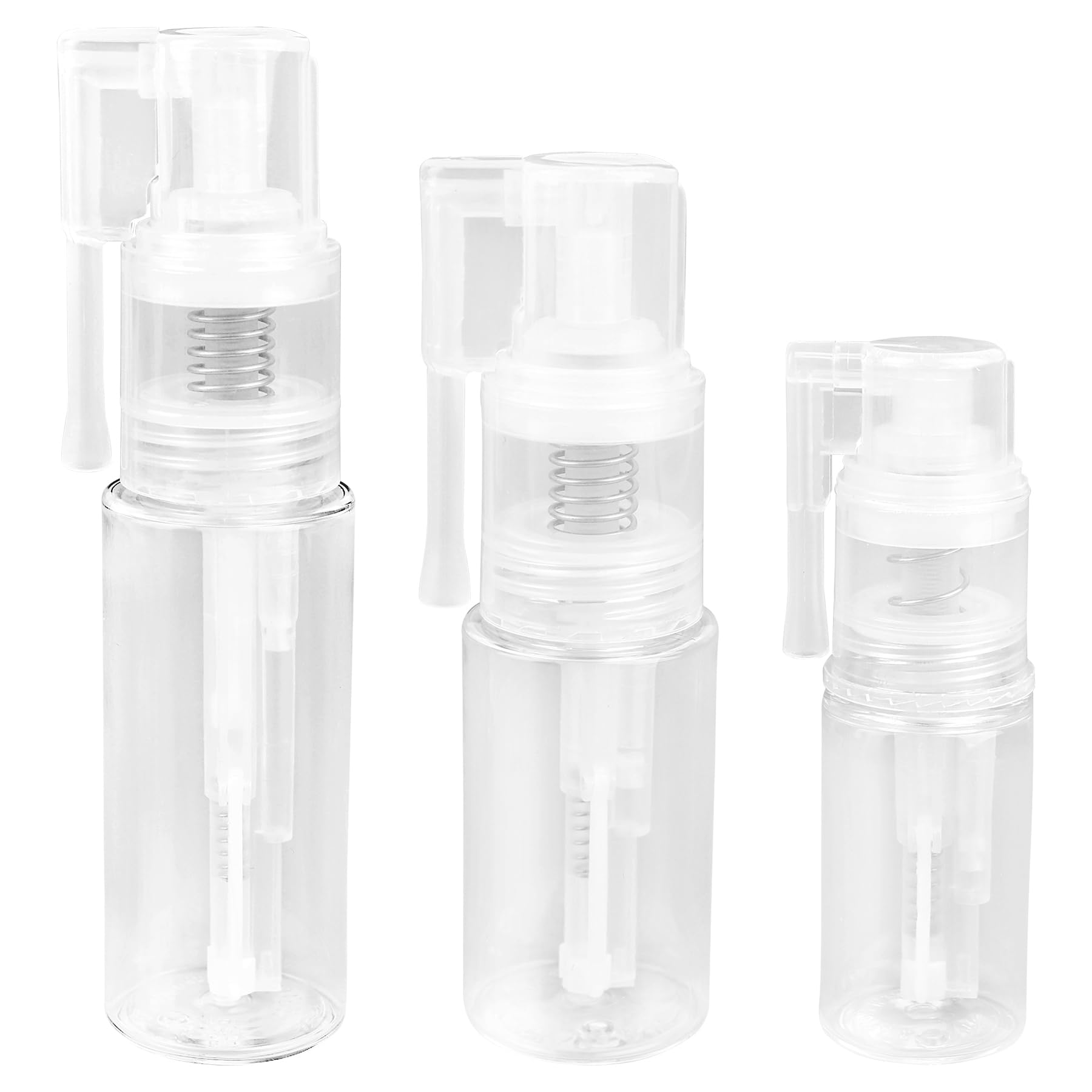 Framendino, 3 Pack Powder Spray Bottle Glitter Duster Bottles Dispenser Empty Dry Sprayer for Craft 14ml 35ml 50ml