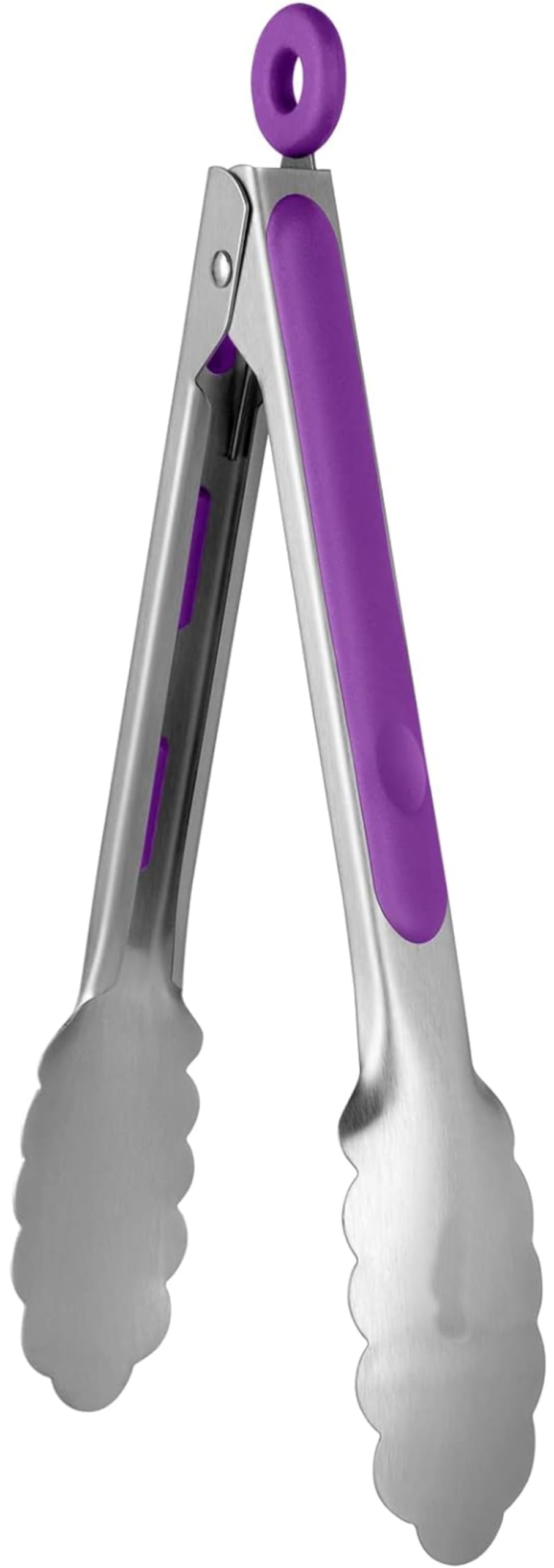 Bake House Stainless Steel Kitchen Tong: UTaste 9 Inch Heat Resistant Baking Bbq Heat Resistant Cooking Food Clip With Silicone