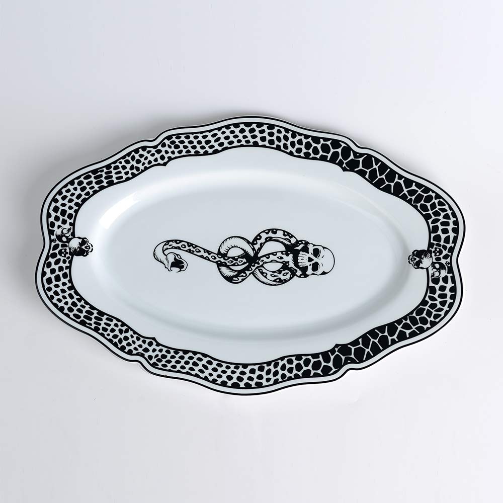 Harry Potter Voldemort Death Eater Dark Mark Porcelain 14'' Serving Platter