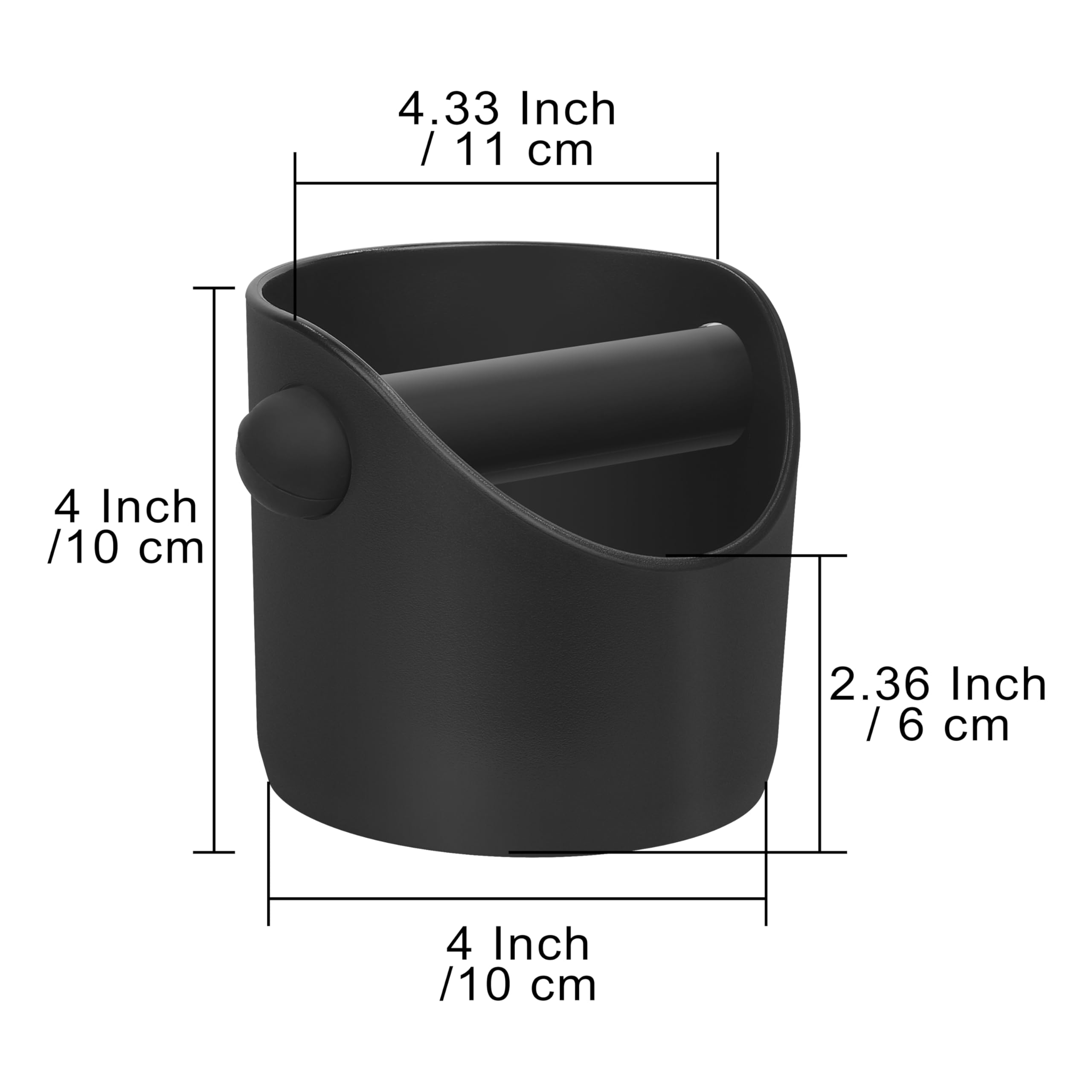 Small Coffee Knock Box, Apexstone Small Knock Box Espresso, Knock Box Small, Coffee Mini Knock Box, Mini Knock Box Espresso With