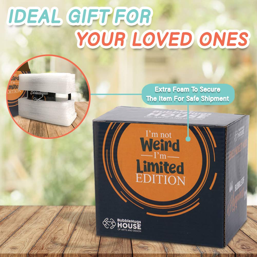 Bubble Hugs Sarcasm Coffee Mug 15 oz, Per My Previous Email Funny Gift Idea for Employee Coworker Staff Colleague Office Workpla