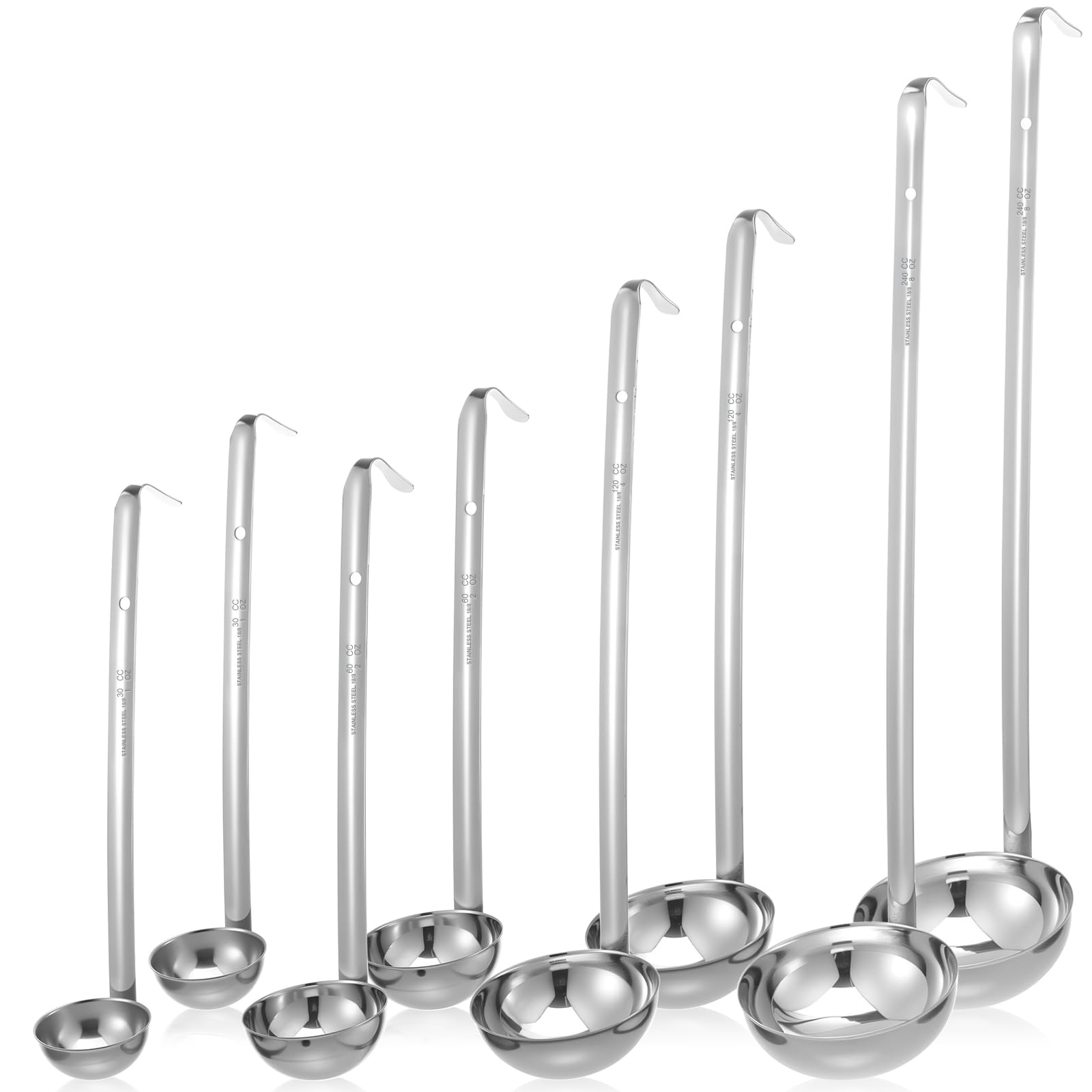 8pcs Soup Ladle for Serving Soup Ladle Serving Spoon Cooking Serving Ladle