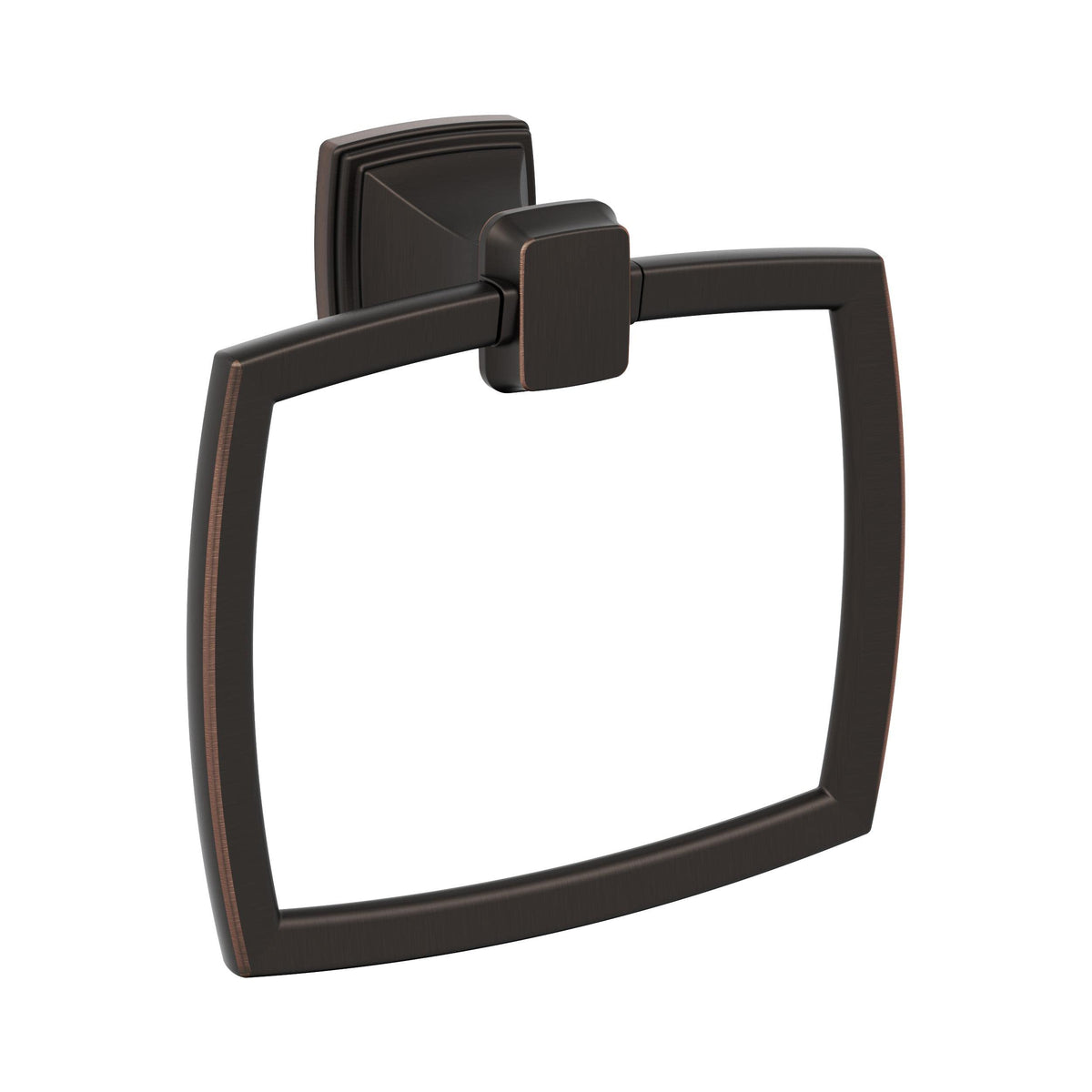 Amerock Bh36032Orb | Oil Rubbed Bronze Towel Ring | 6-13/16 In (173 Mm) Length Towel Holder | Revitalize | Hand Towel Holder For