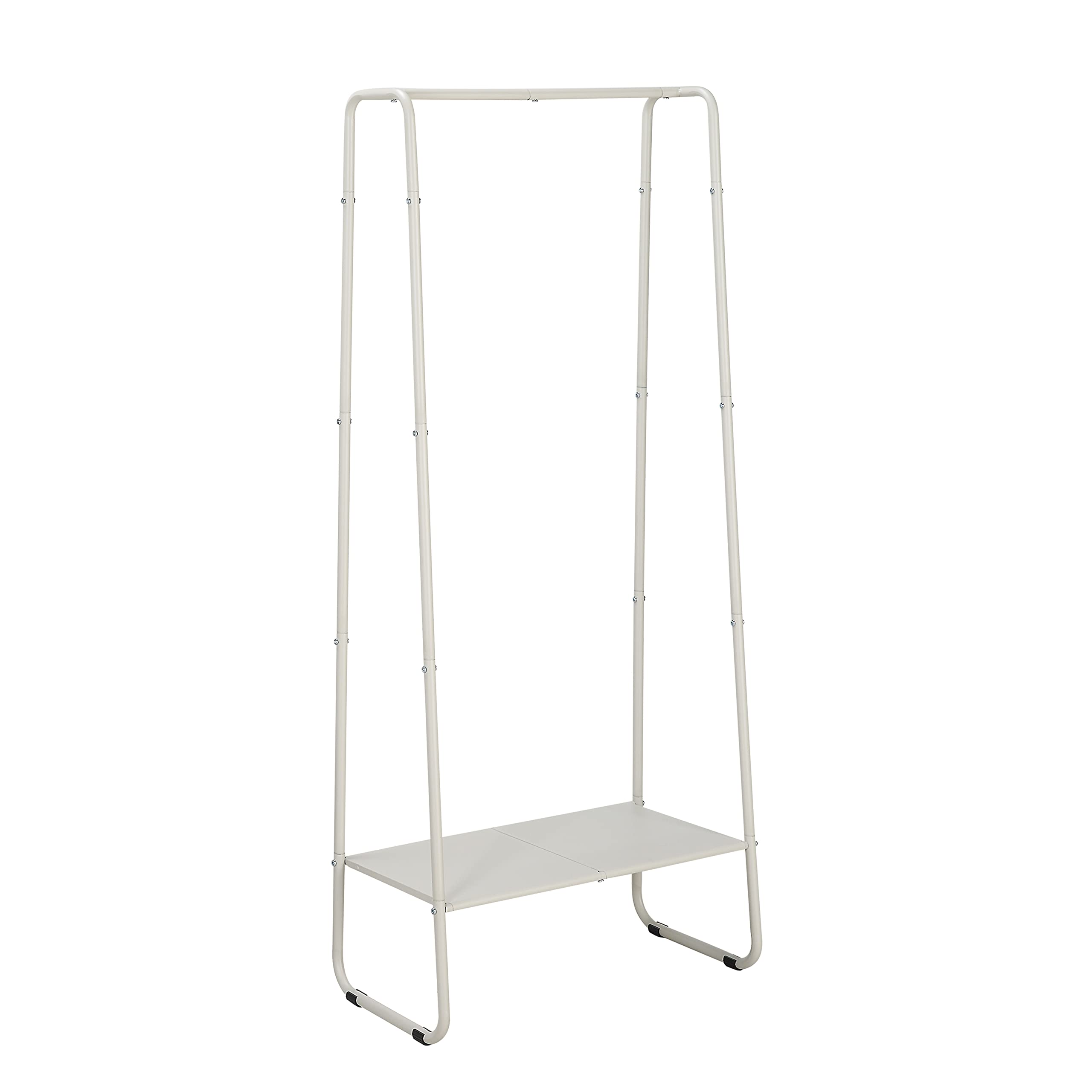 Sunnypoint Freestanding Clothes Garment Rack, Organizer Closet (Wht)