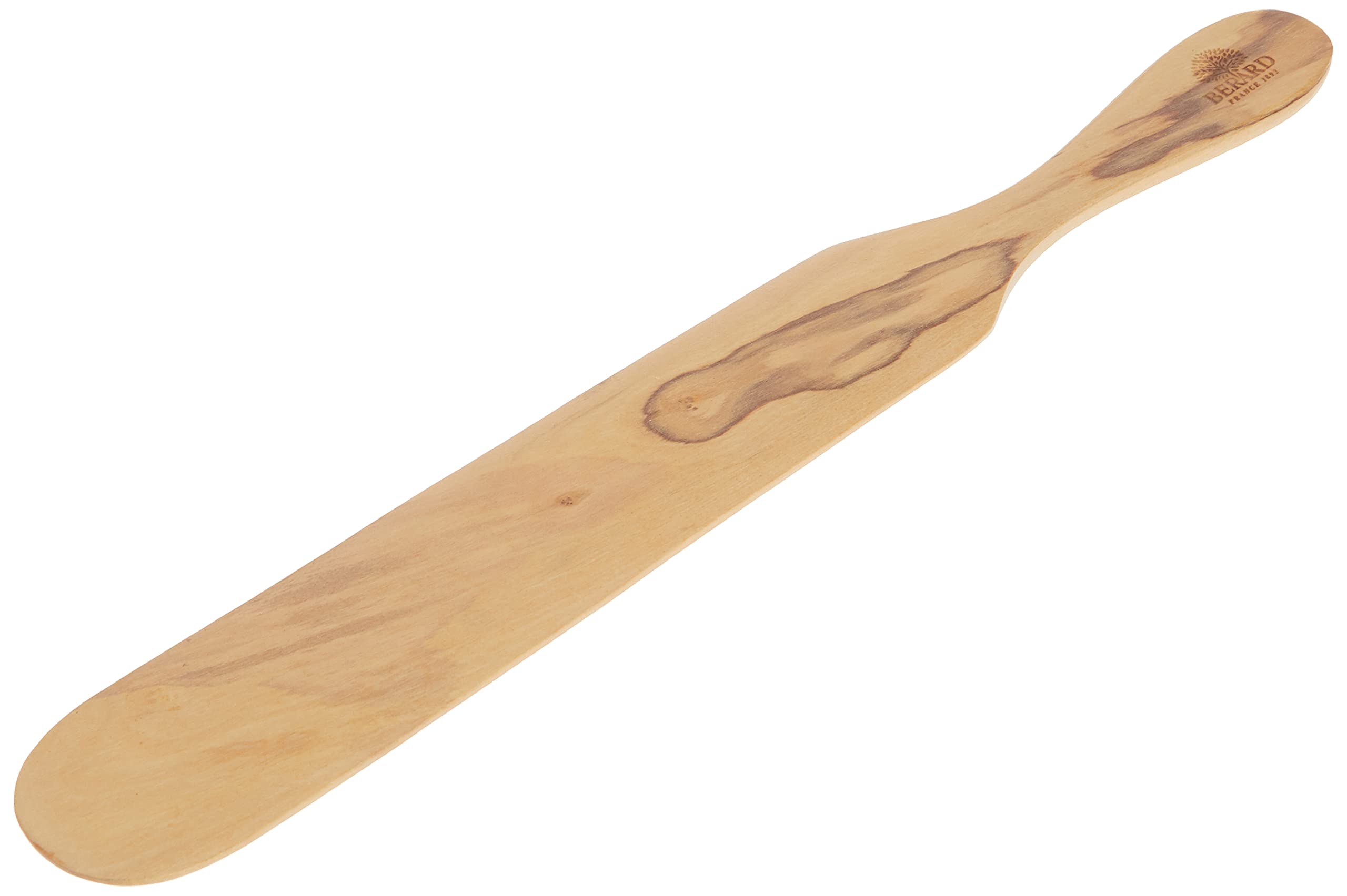 Berard 20275 French Olive-Wood Handcrafted Pancake Spatula, Little
