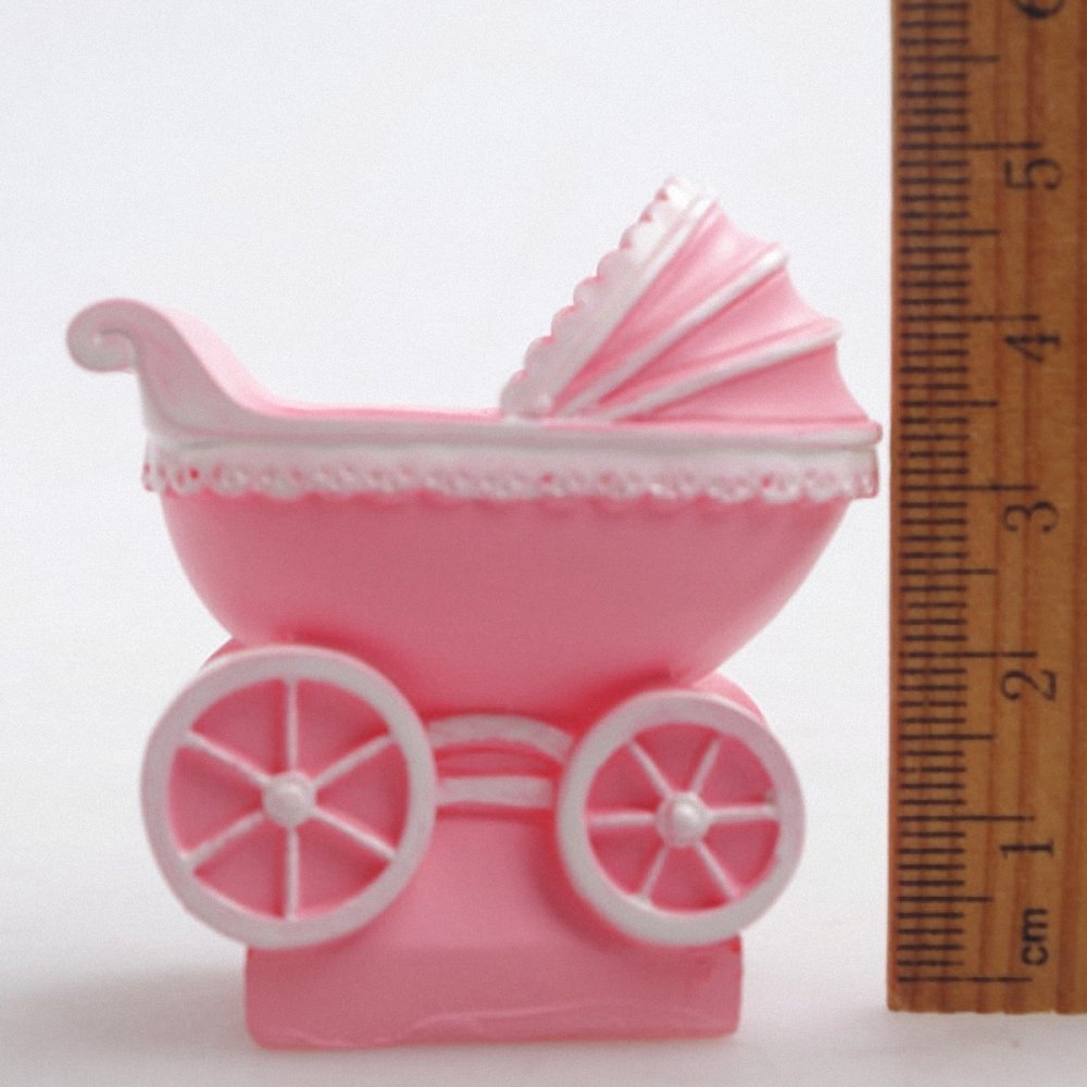 Moldfun 3D Baby Stroller Pram Carriage Baby-Car Silicone Mold For Soap Candle Baby Shower Birthday Cake Decorating Fondant Molds