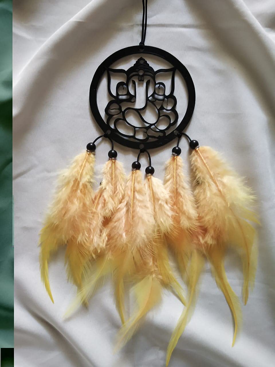 Rahi Enterprise Dream Catcher Lord Ganesha Hand Made for Positive Vibes, Wall Decor and car Hanging Made with Acrylic Material w