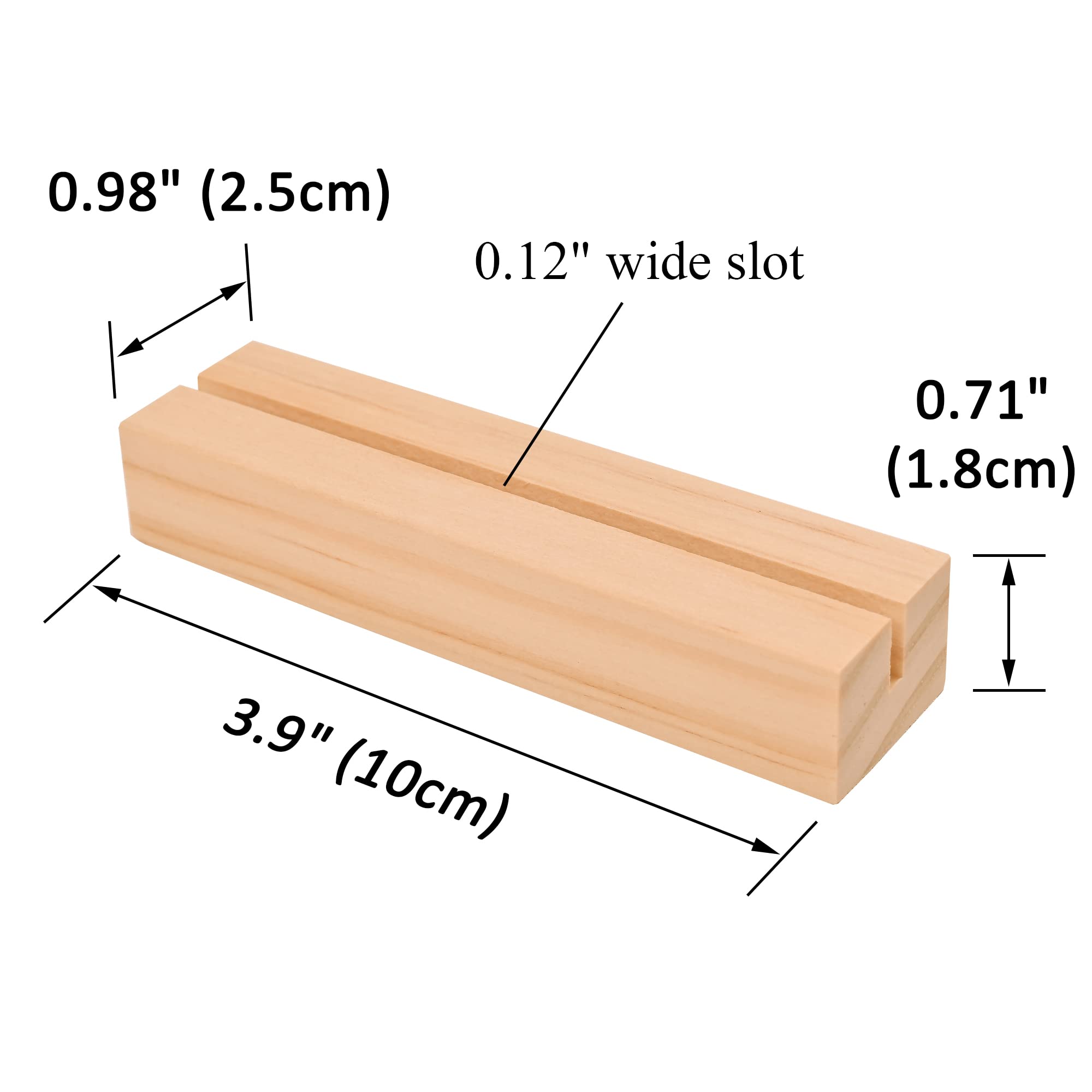 Willowdale 6Pcs Wedding Place Card Holders For Table, Acrylic Table Numbers Holders For Wedding Reception, Table Number Holders