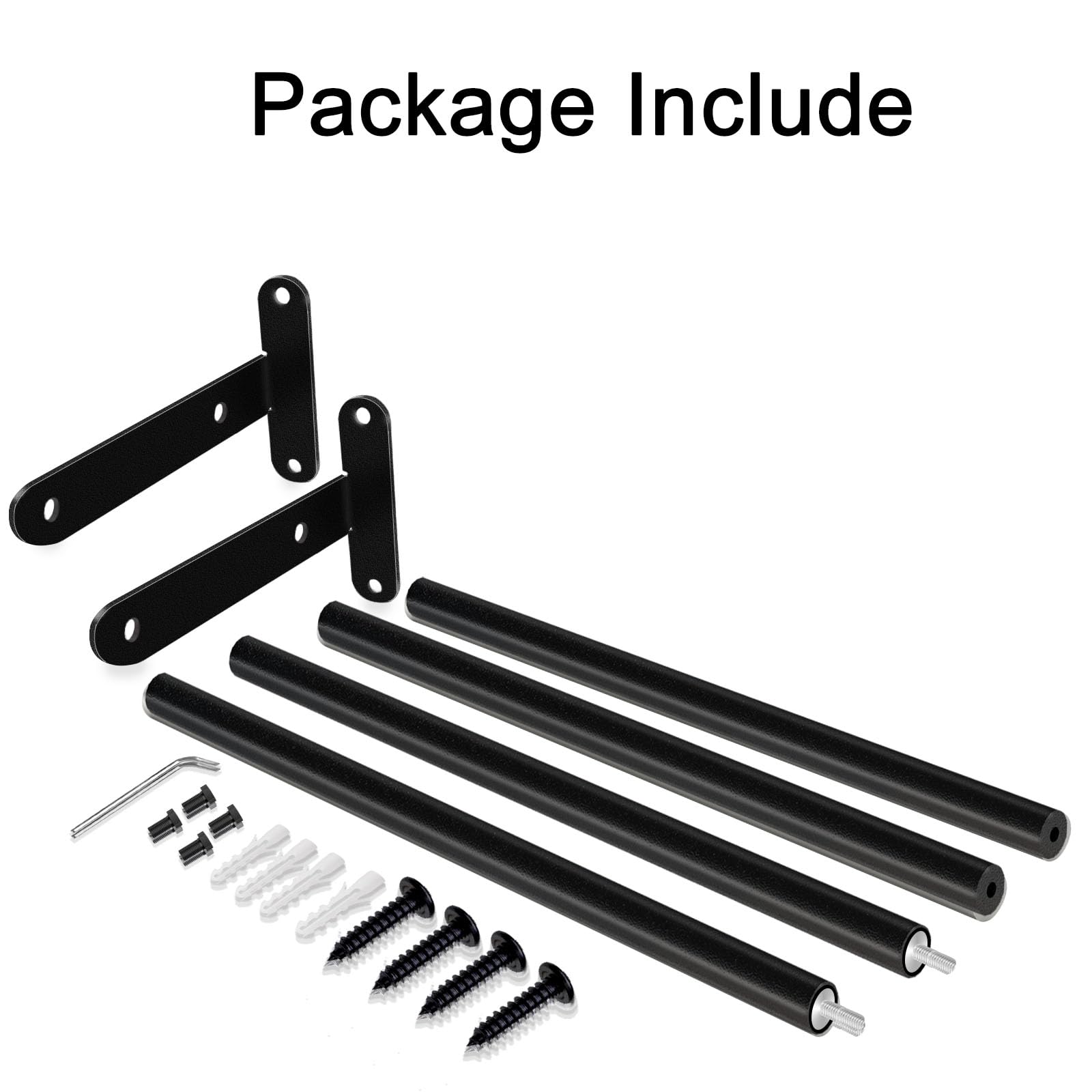 Xeenew Double Towel Bar, 24 Inch Towel Racks For Bathroom, Stainless Steel Bathroom Towel Holder, Towel Rack Wall Mounted Towel