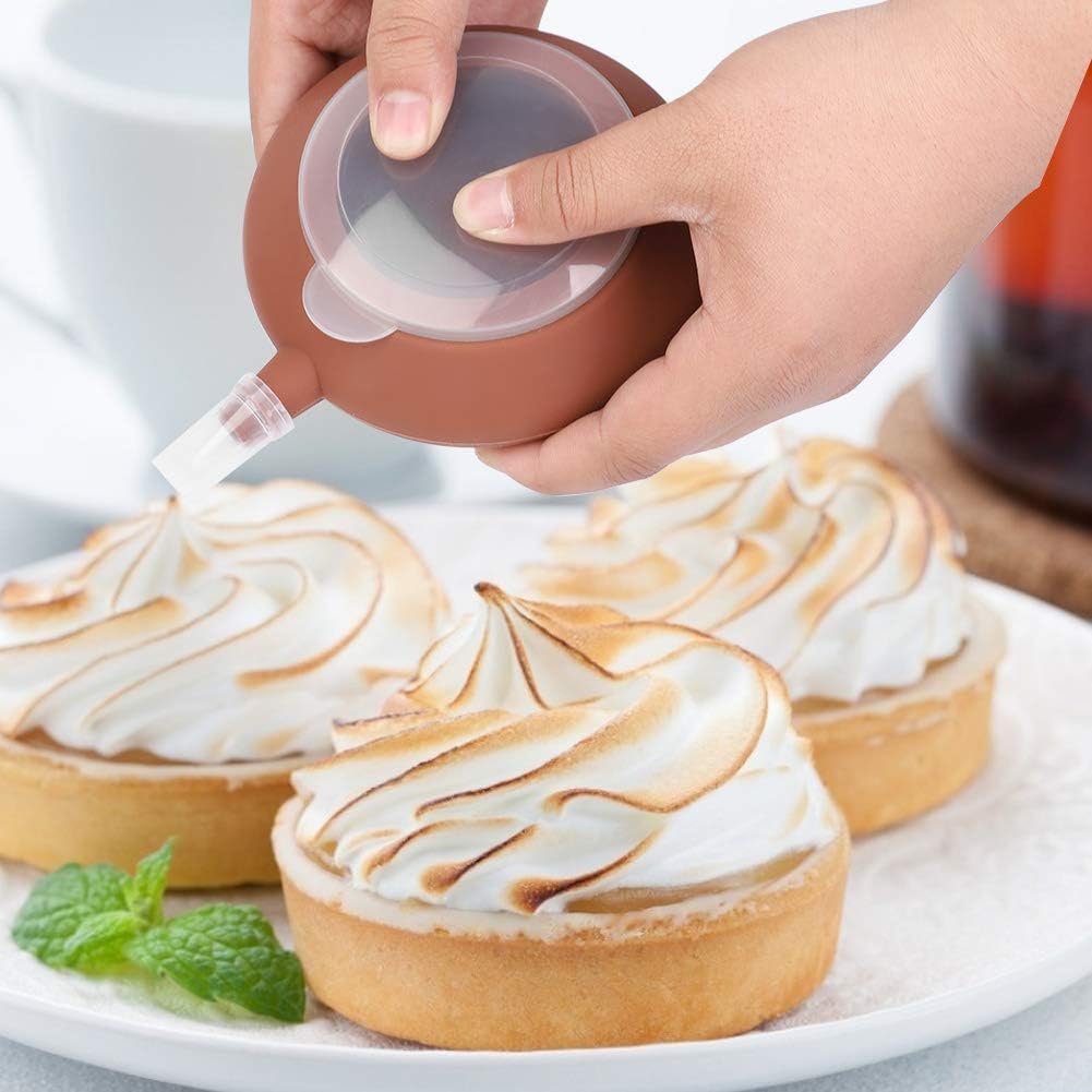 Silicone Macaron Baking,Piping Pot Tips, Silicone Macaron Mold Pot Baking Mold Pot Macaron Baking Kit With 5 Nozzle Tips Large B