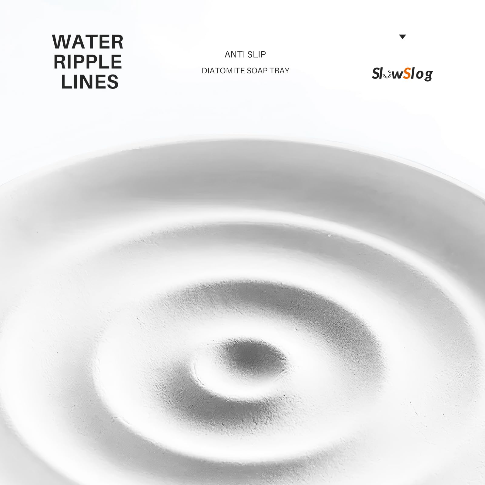 Diatomite Soap Dish Holder, Stone Soap Dish, Quick Dry Stone Soap Holder, Fast Drying Soap Saver, Diatomaceous Earth Soap Tray F